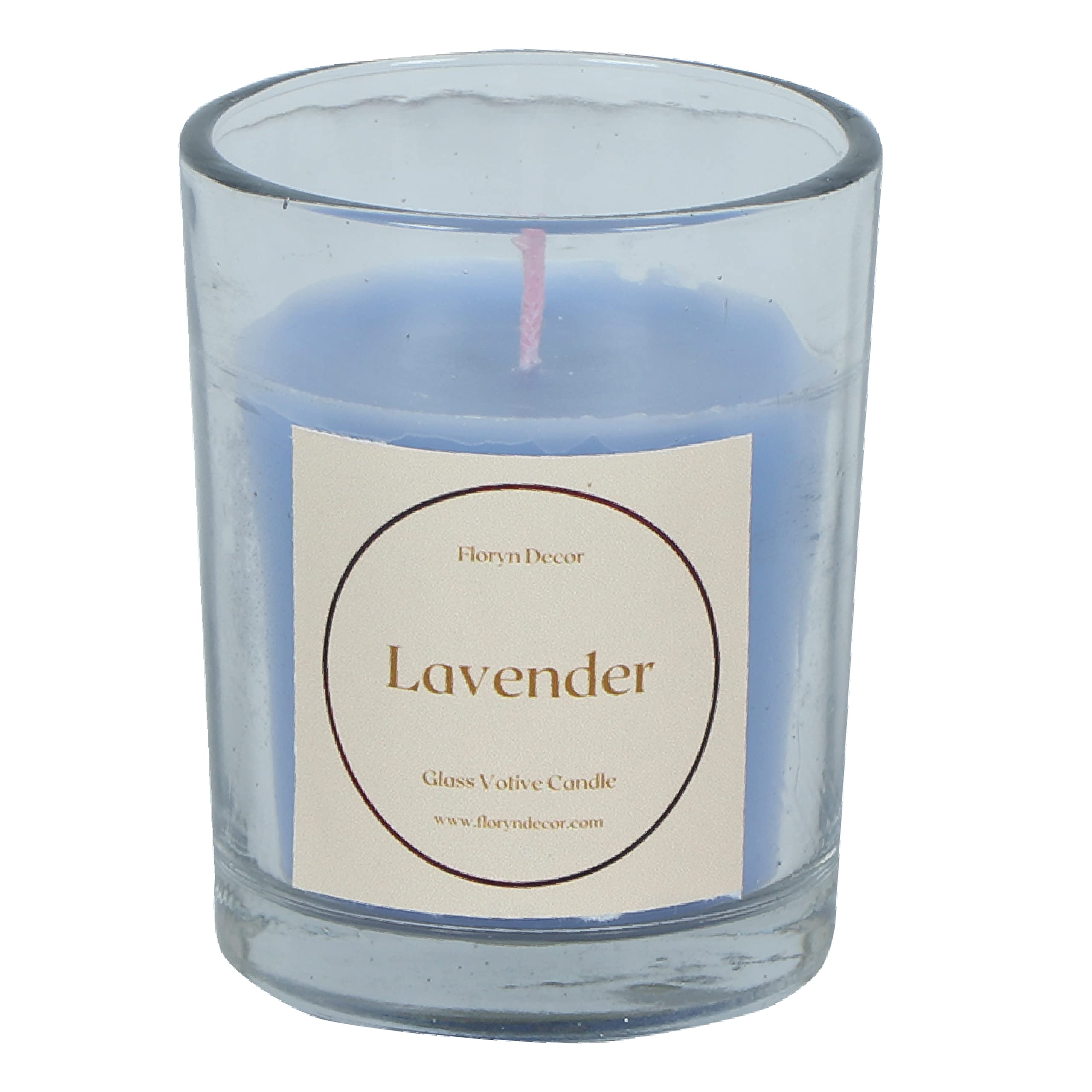 Floryn Decor Votive Glass Candle | Perfume Candles for Home Decor | Candles for Home Decoration Fragrance | Burning Time- 10 Hou