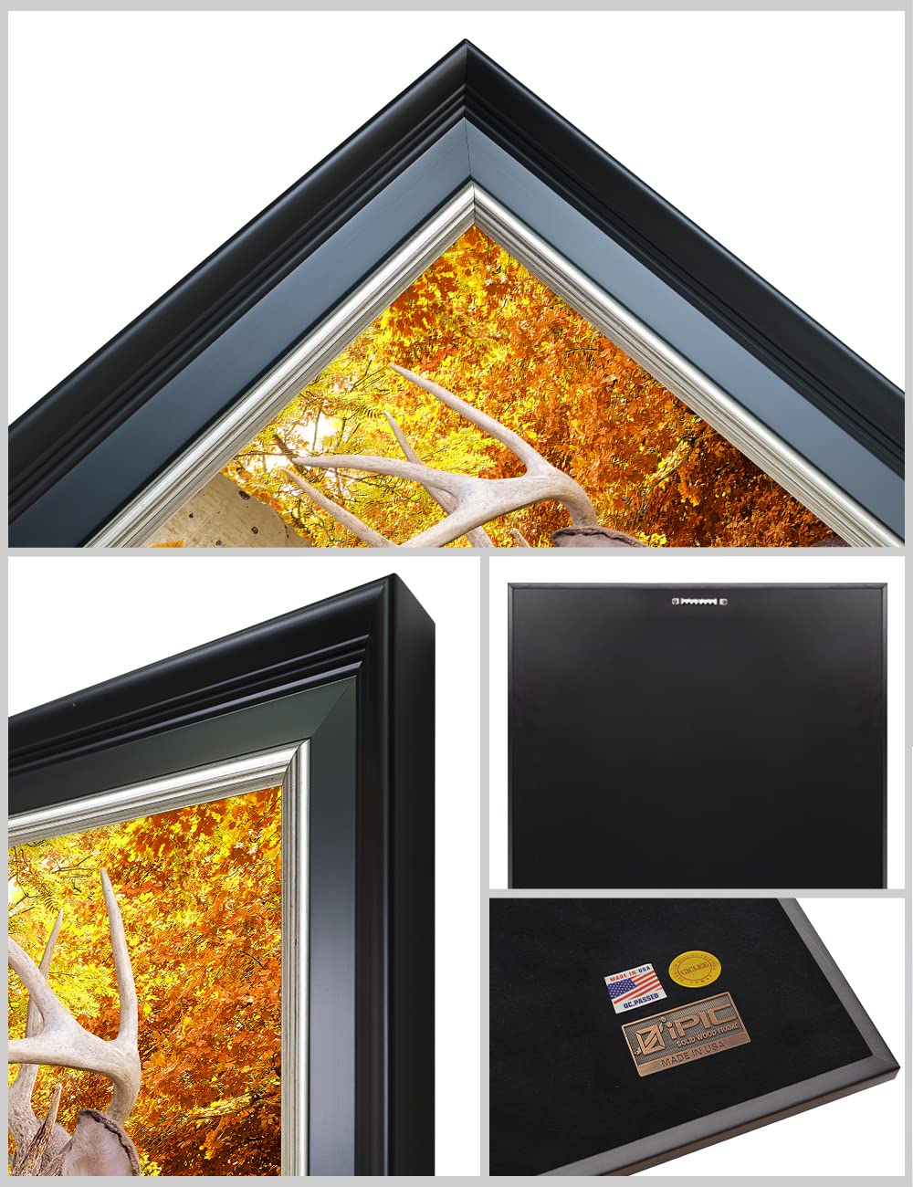 Ipic - Oh My Dear, Personalized Wall Art With Names And Date On, Giclee Prints With Solid Wood Frame, Custom Memorial Gifts For
