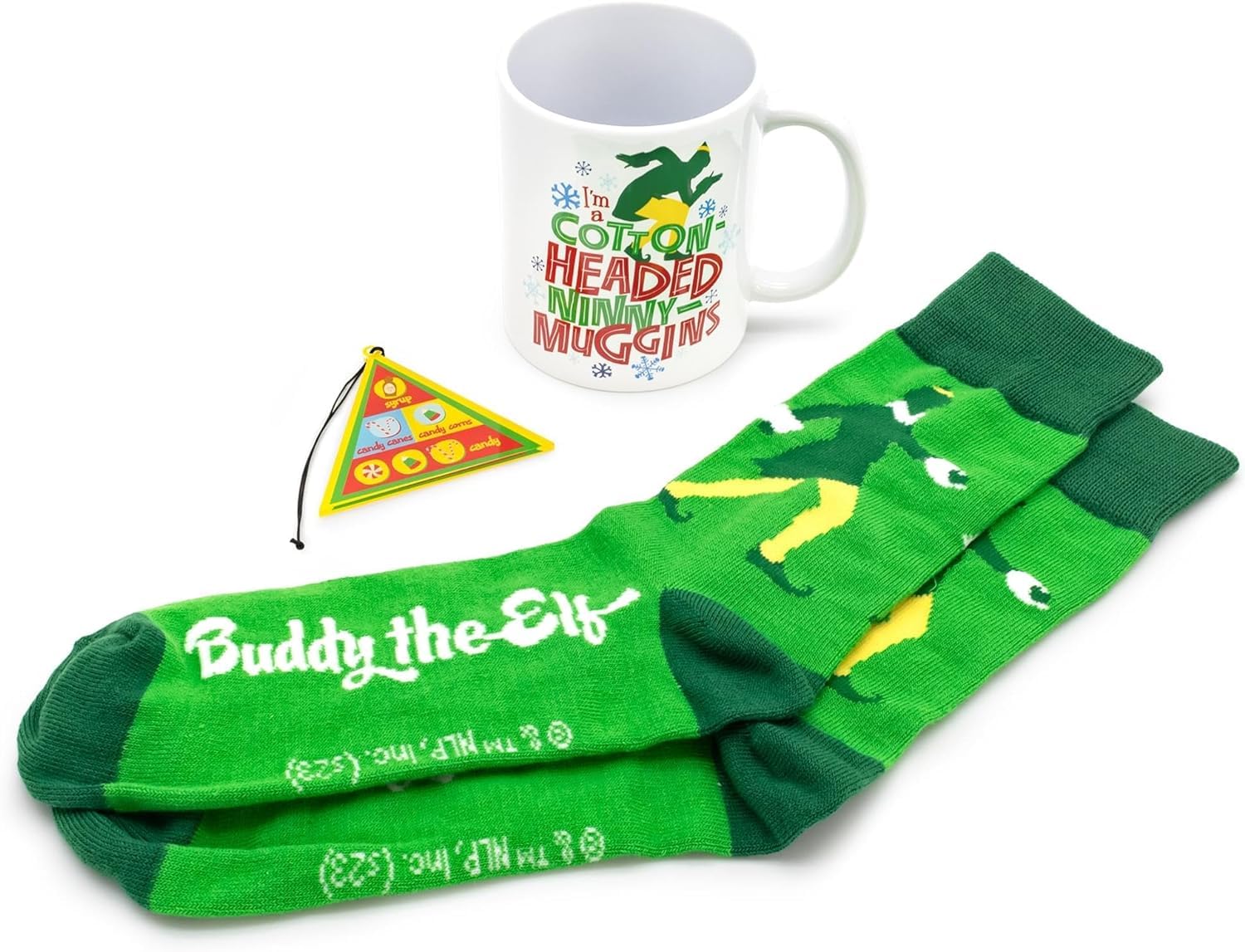 Elf Mug, Socks, and Ornament Bundle