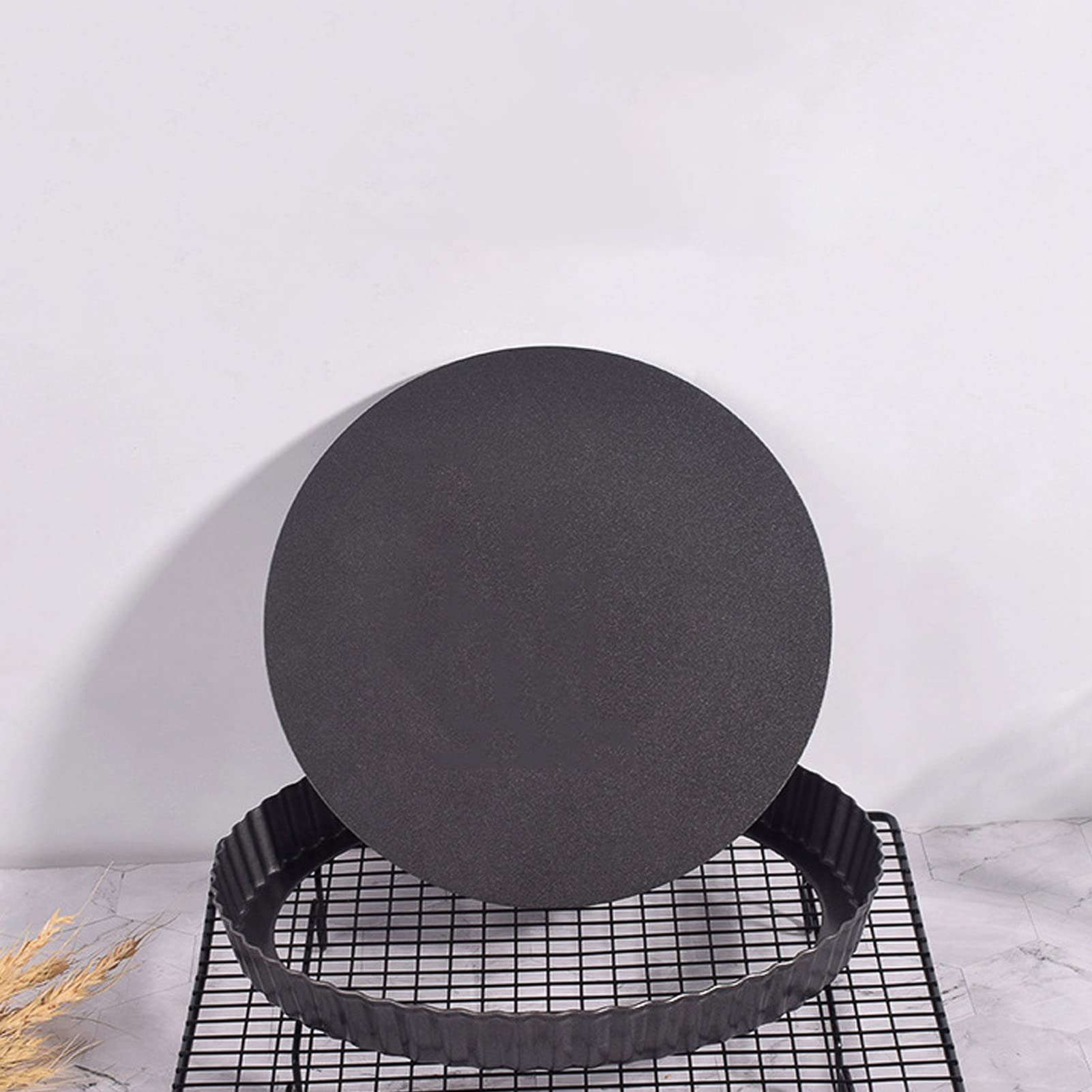 Round Tart Pan, Removable Bottom Non Stick Tart Pan Large Fluted Tart Pans For Baking, Quiche Pan(13-Inch)