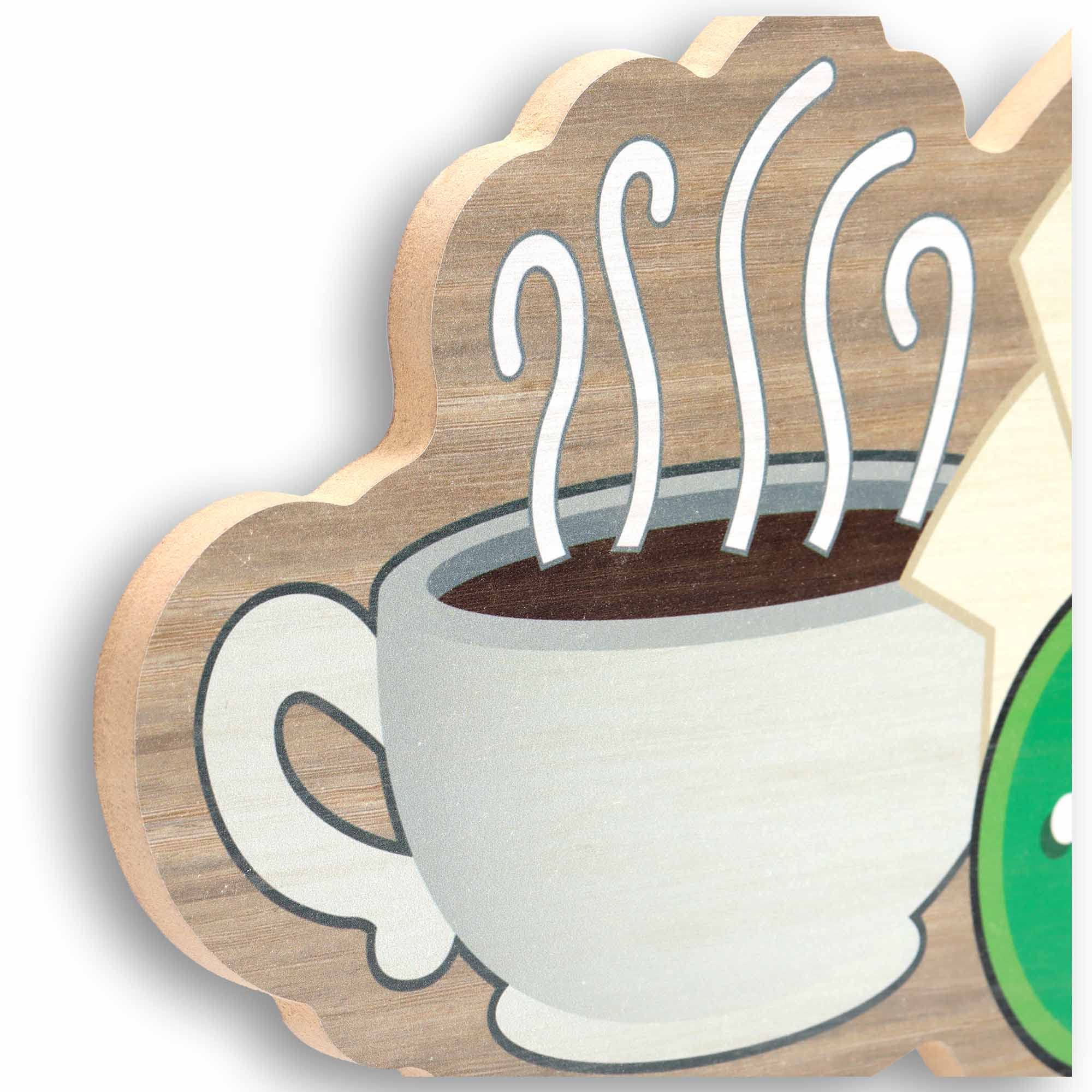 Friends Central Perk Coffee Wood Wall Decor - From The Hit Tv Show - Large Central Perk Sign For Kitchen, Office Or Movie Room