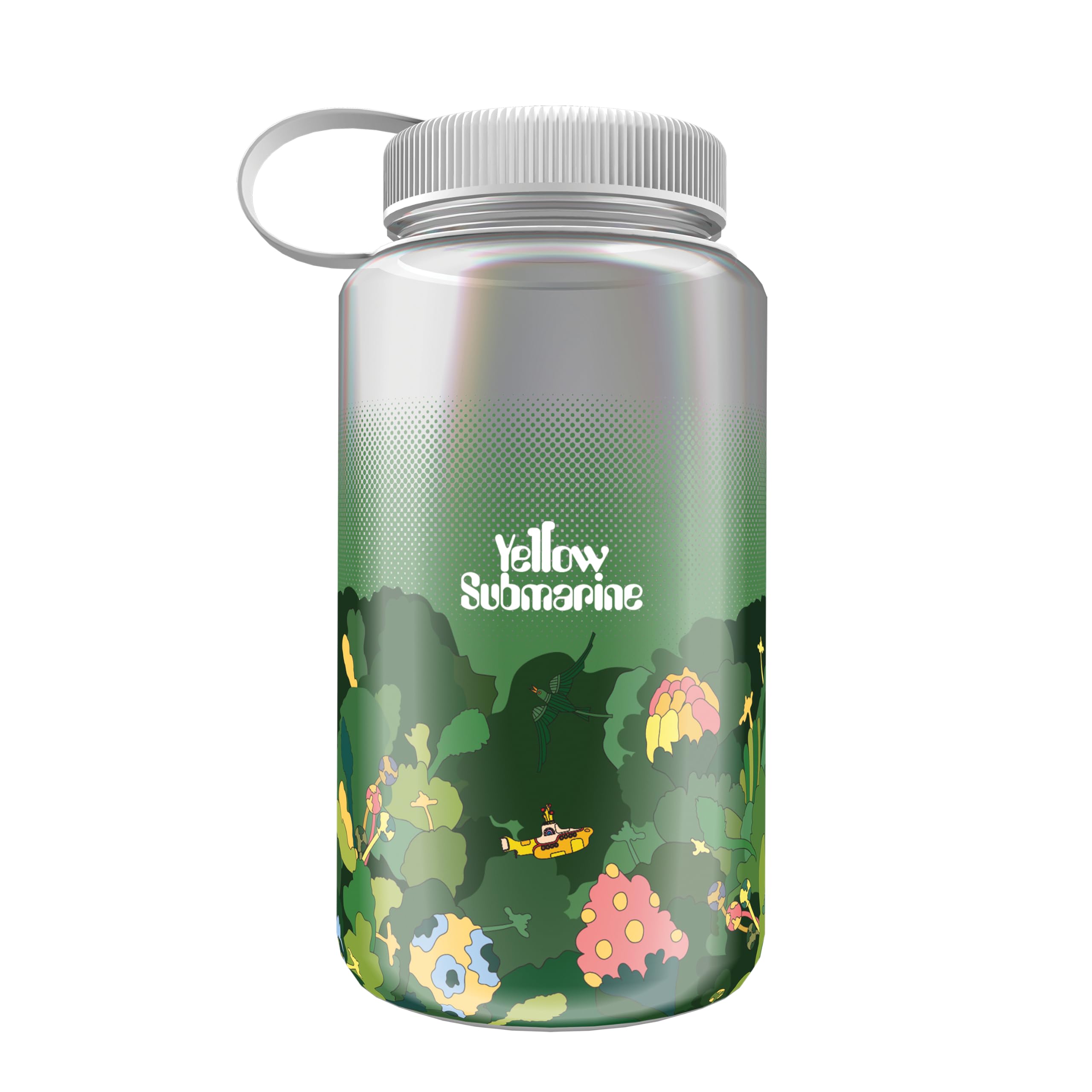 DAddario Beatles Yellow Submarine Nalgene Water Bottle, Pepperland
