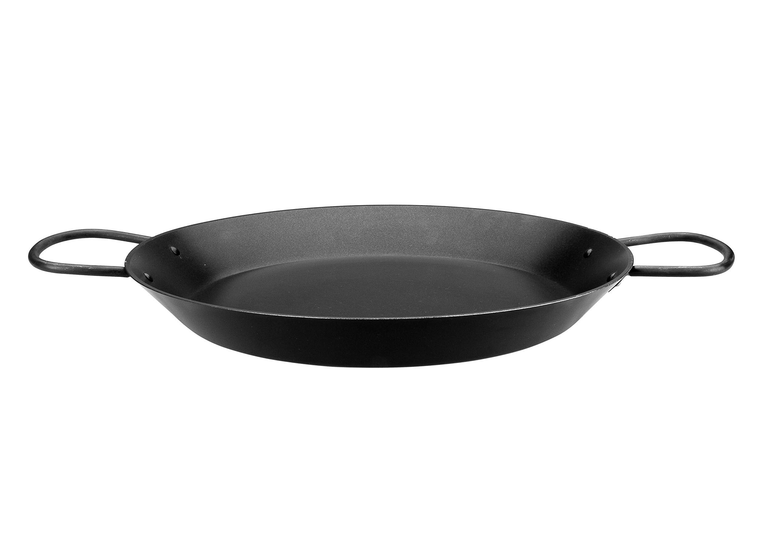 Ibili Non-Stick Cast Aluminum Paella Pan Skillet Suitable For All Cooking Methods Induction Great For Camping And Outdoor Cookin