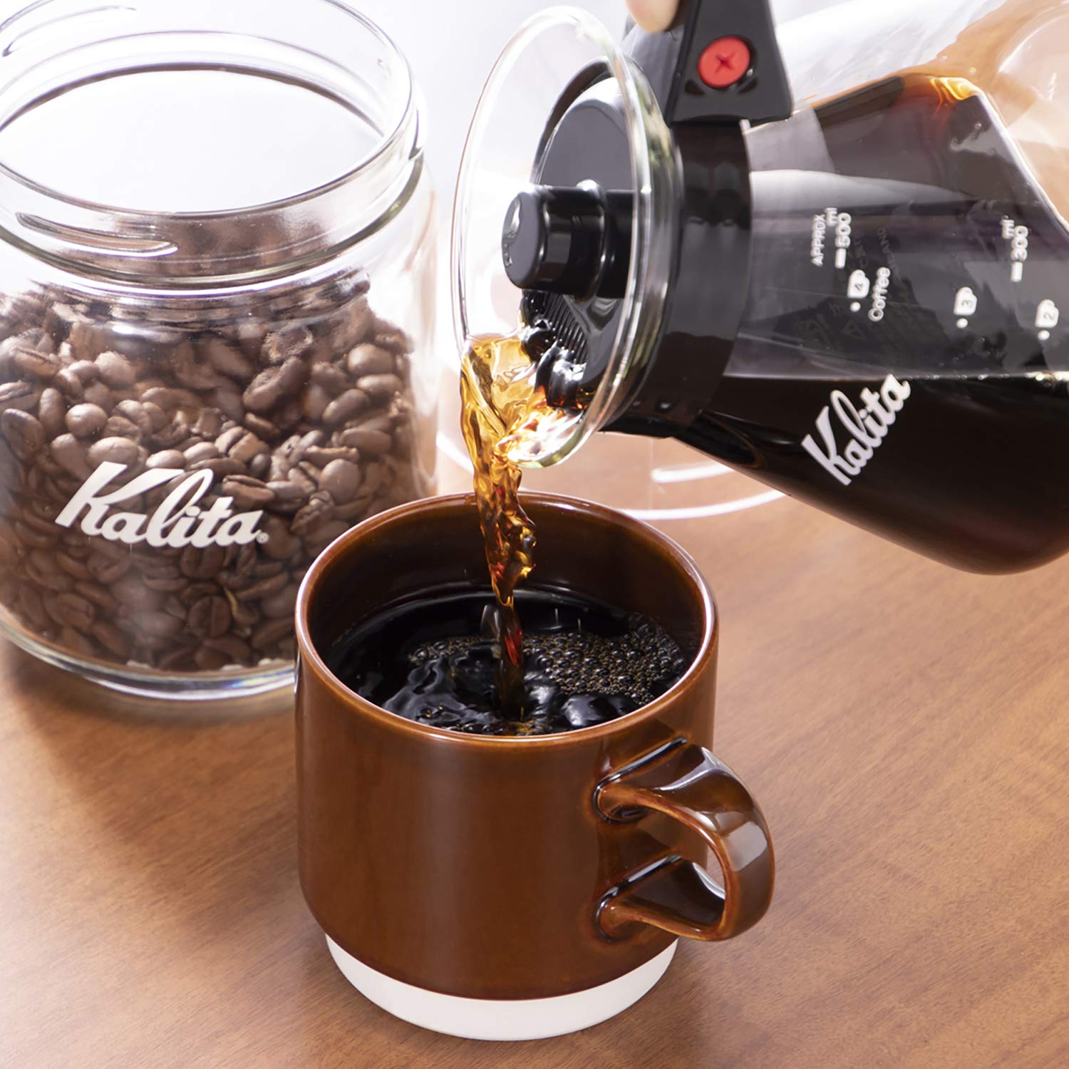 Kalita 500 Server N for Coffee 102 dripper/Microwave 500CC #31205