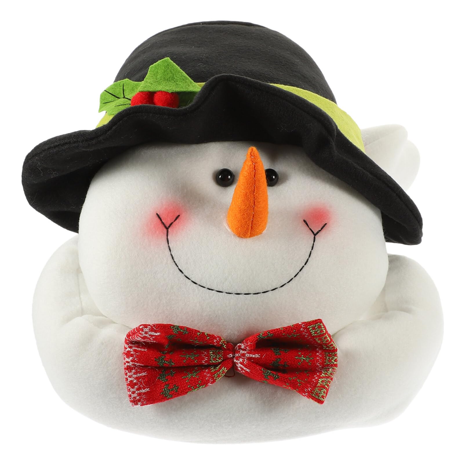 Cabilock Stuffed Christmas Tree Topper Snowman and Santa Claus Treetop Doll Ornament for Holiday Decor Christmas Tree Decoration