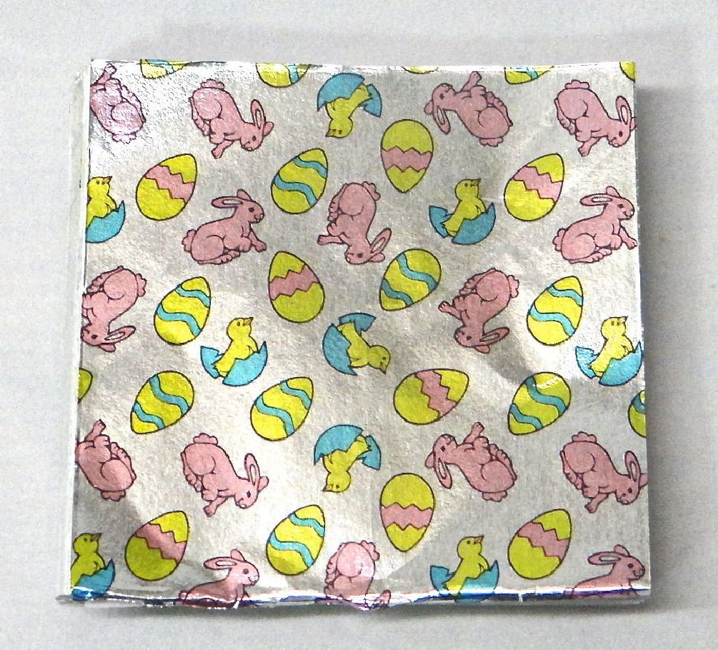 Candy Molds N More 3 X 3 Inch Easter Confectionery Foil Wrappers, 125 Sheets