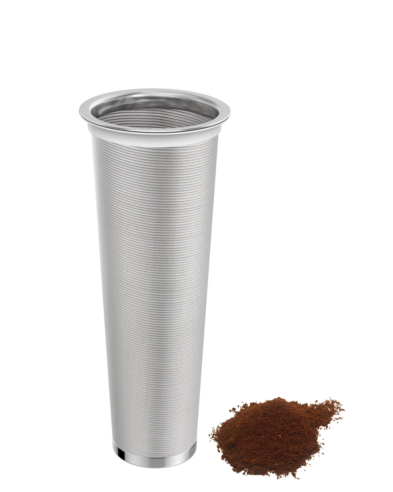 Va1Kene Cold Brew Coffee Filter For 32Oz Wide Mouth Mason Jars, Fine Mesh, 304 Stainless Steel Strainer With Seal Ring, Reusable