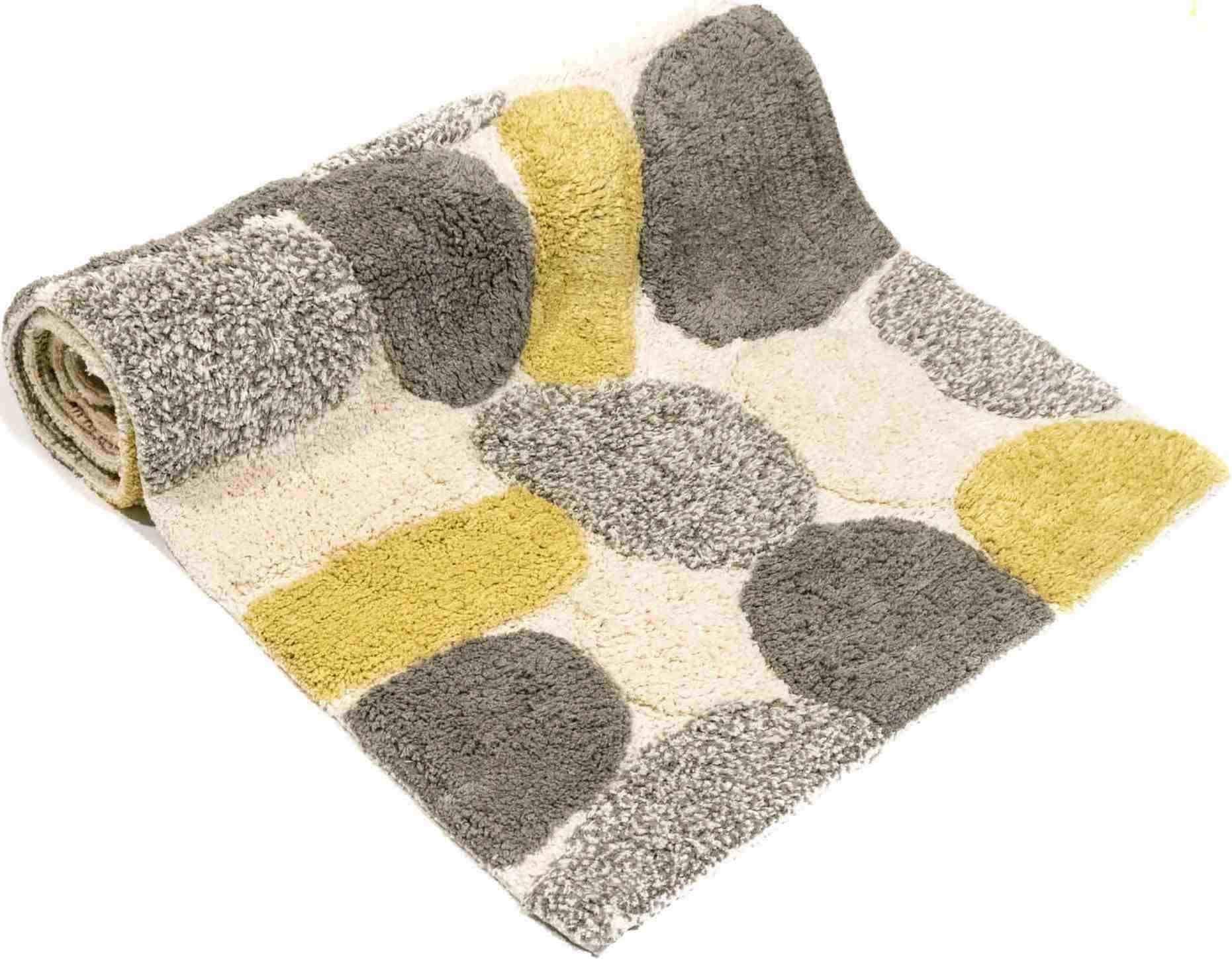 Chesapeake Yellow-Green Bath Runner, 24 X 60