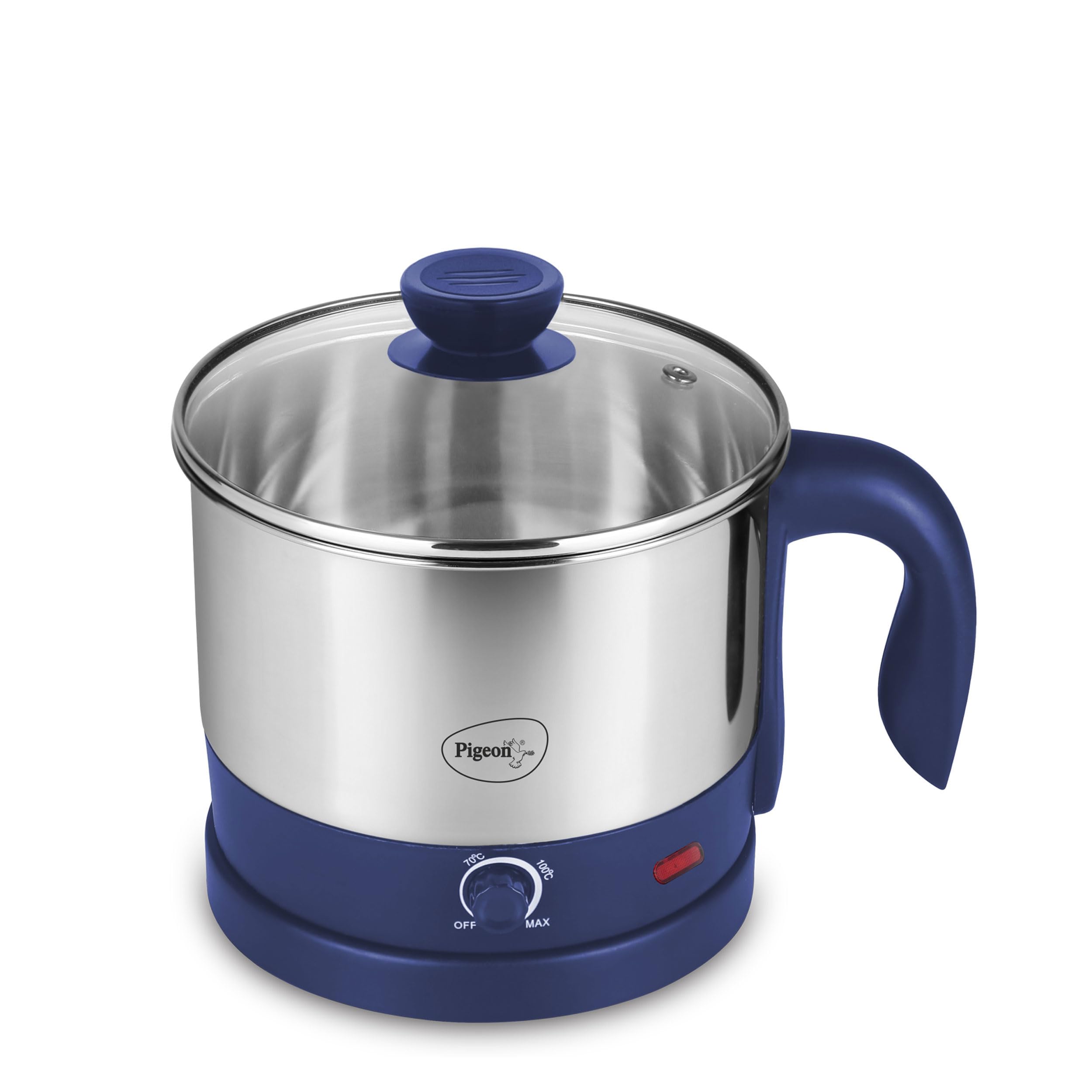 Pigeon Kessel Multipurpose Kettle 1.5 Litres With Stainless Steel Body, Used For Boiling Water And Milk, Tea, Coffee, Oats, Nood