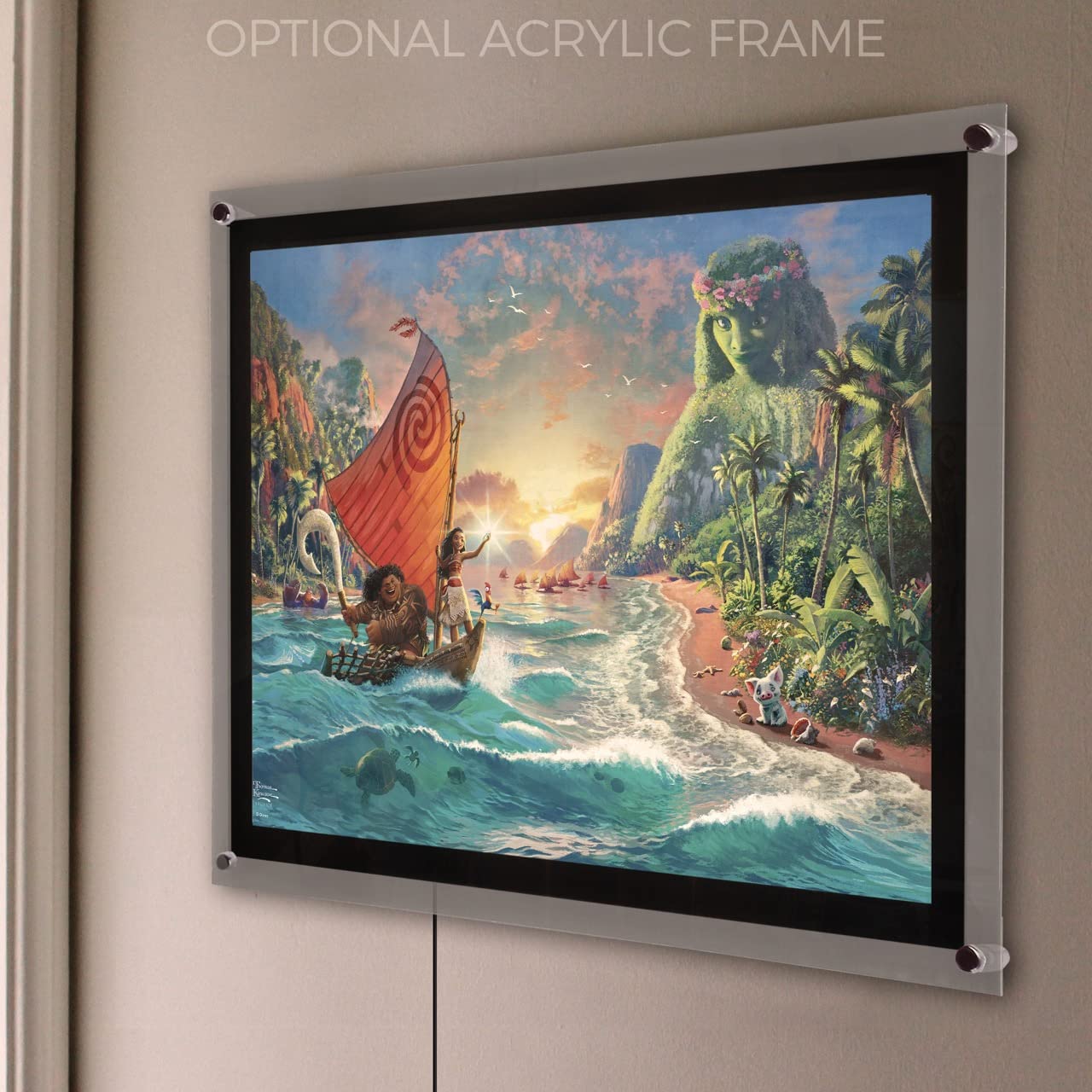 Mightyprint Disney - Moana - Durable 24    X 17 Wall Art - Not Made Of Paper - Officially Licensed Collectible