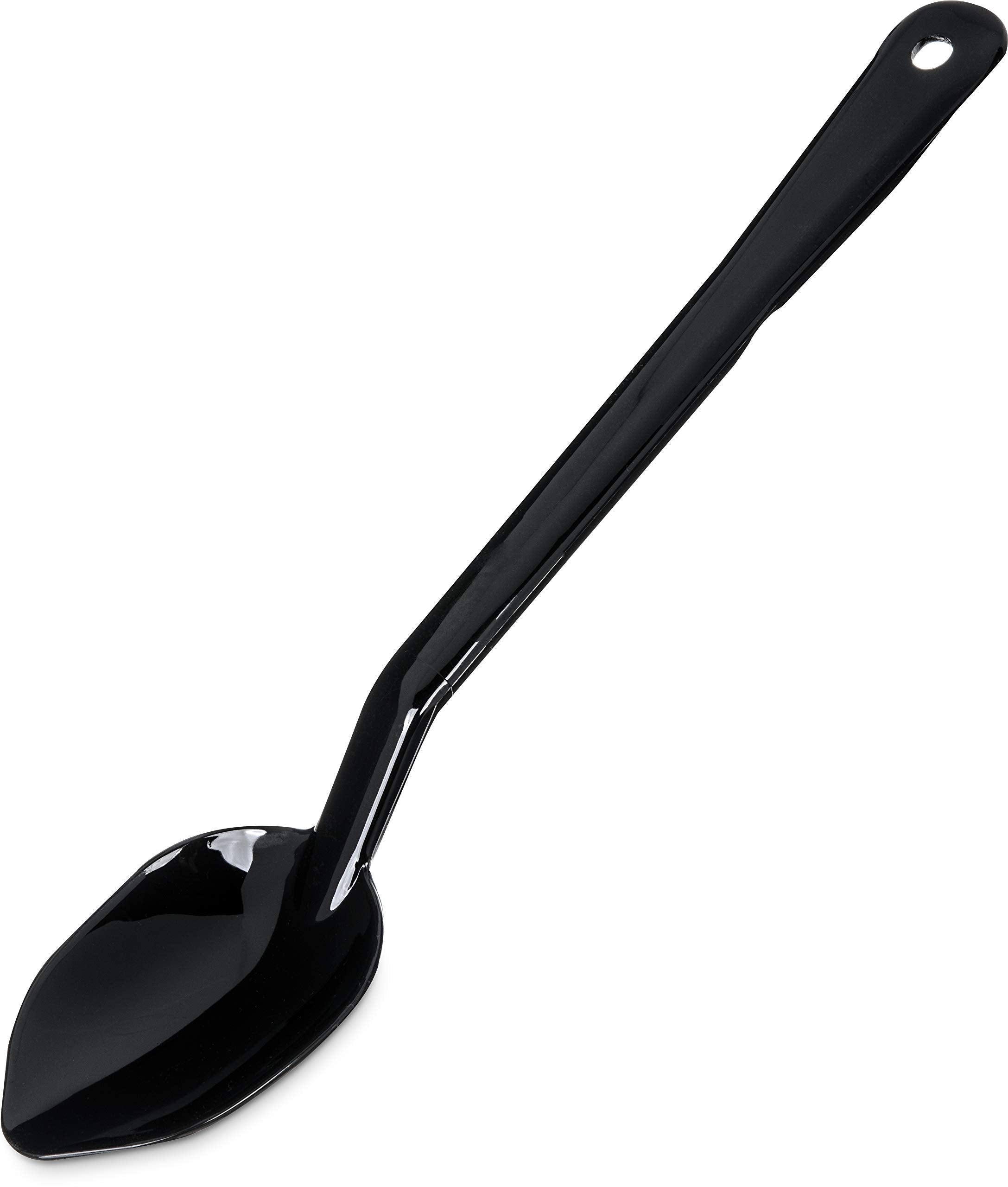 Carlisle Foodservice Products 442003 High Heat Solid Spoon, 13'', Black