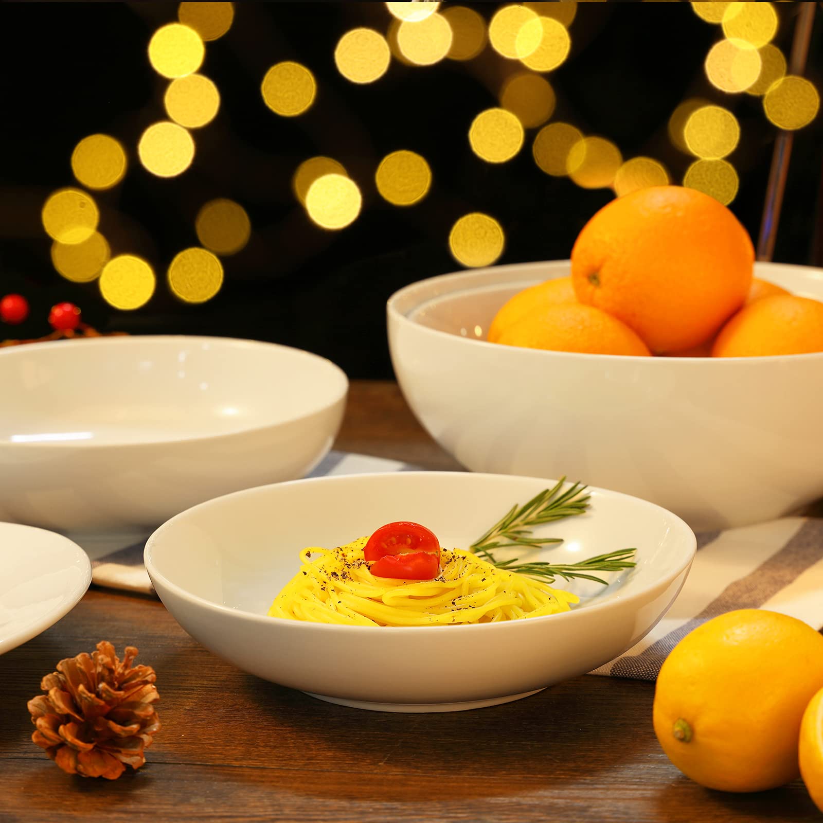 Yedio Pasta Serving Bowls 90 Ounce 9.7