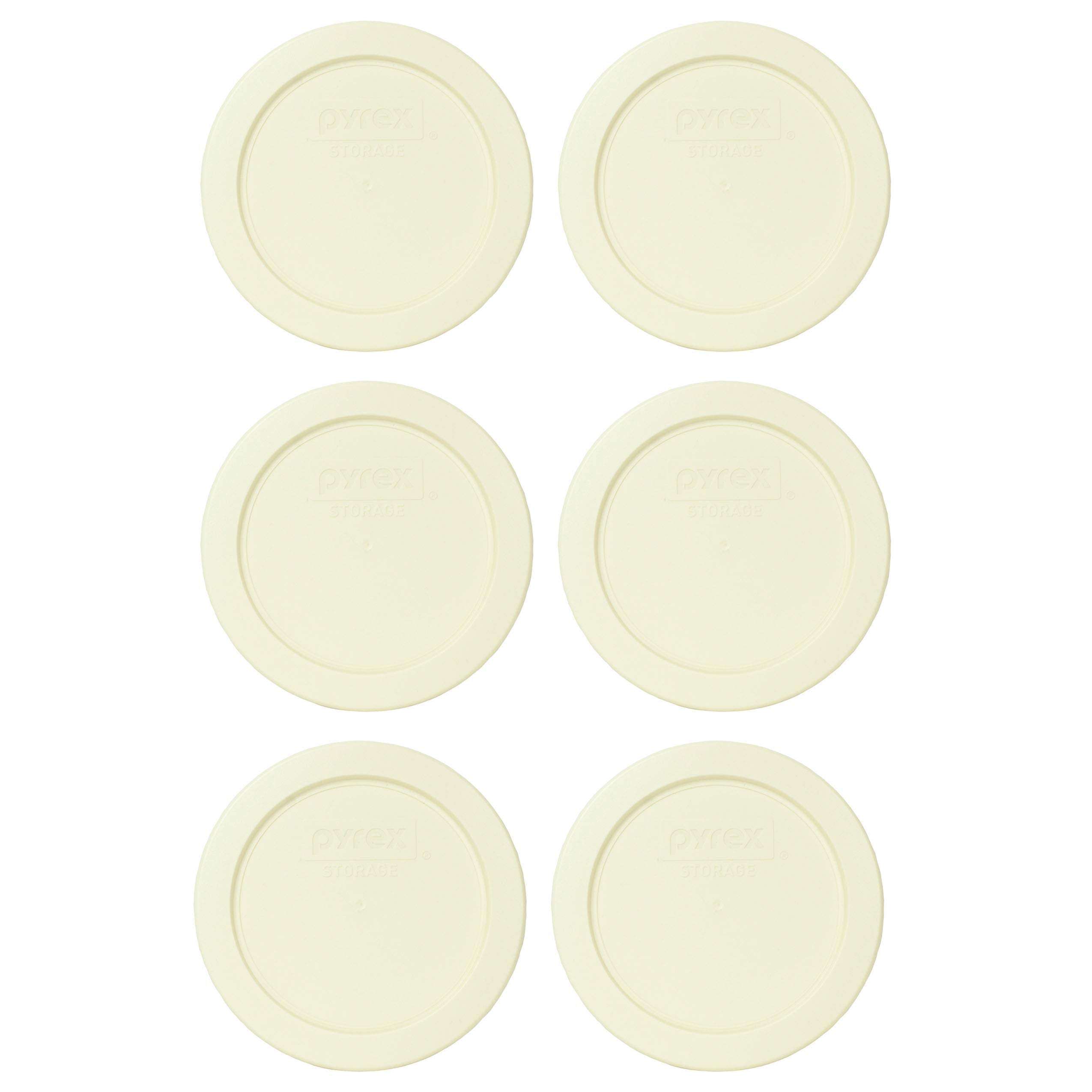 Pyrex 7200-Pc Sour Cream Plastic Lid (6-Pack)