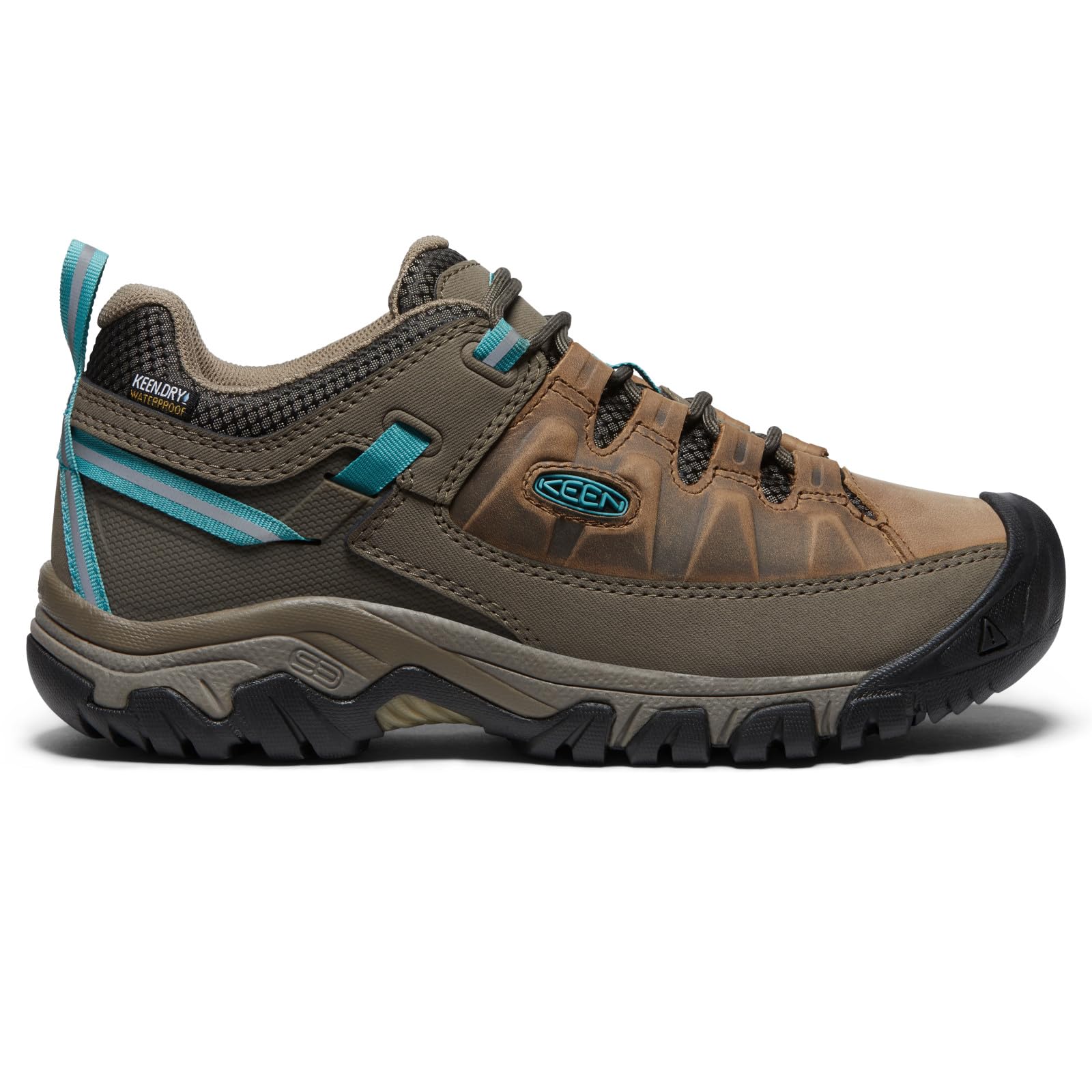 Keen Womens Targhee 3 Low Height Waterproof Hiking Shoes, Toasted Coconutporcelain, 75