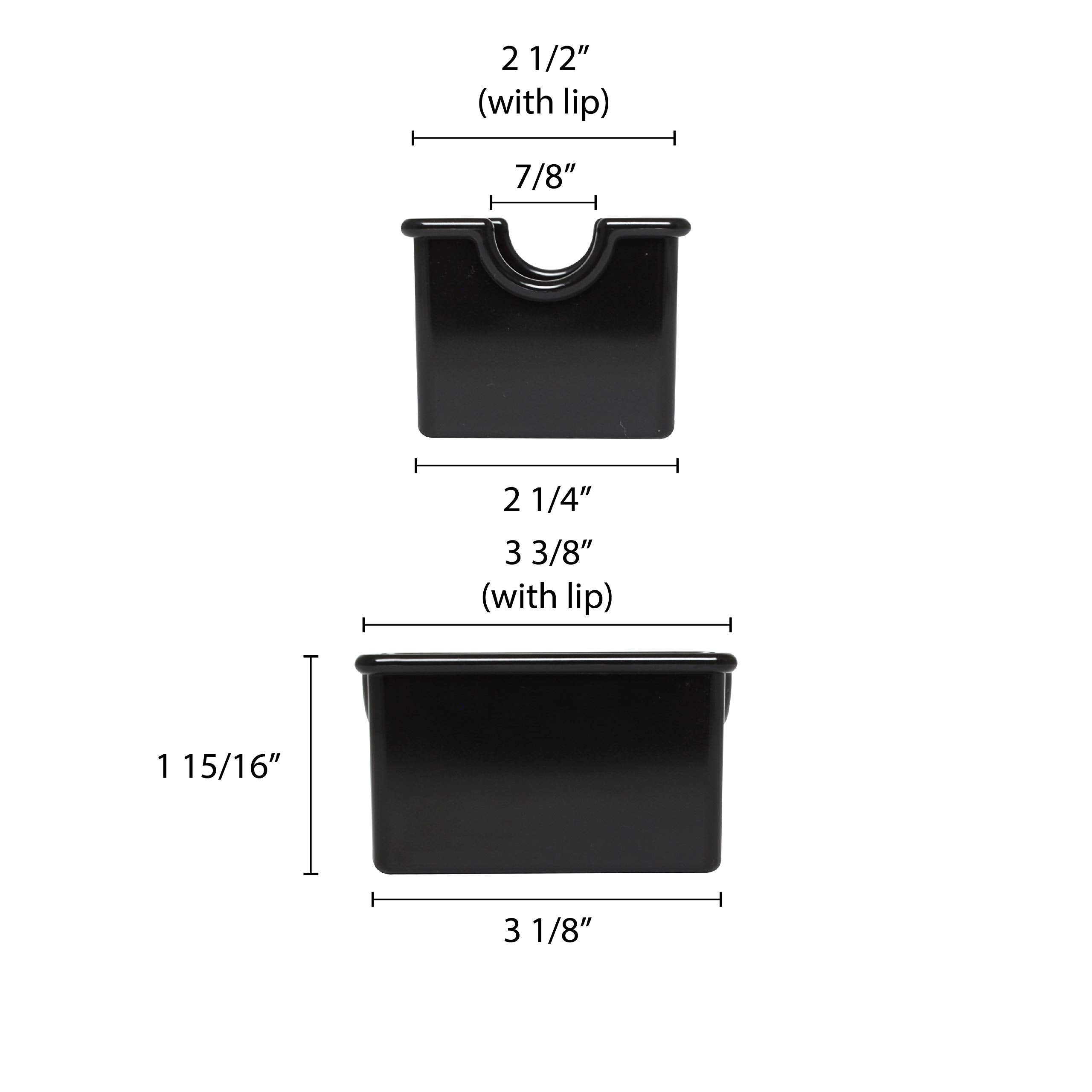 Thunder Group Plsp032Bk 12-Pack Sugar Packet Holder, Black