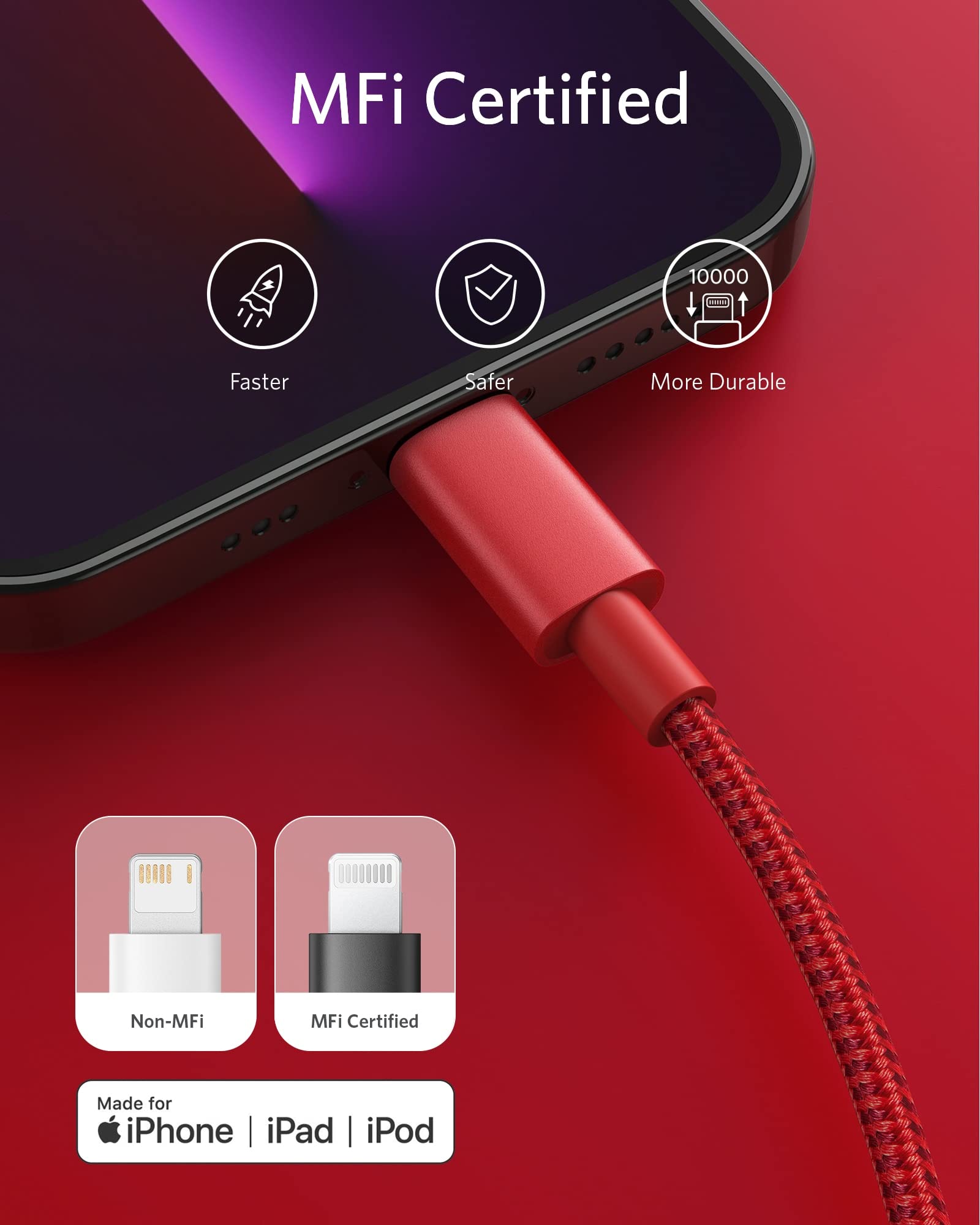 Anker <b>331</b> USB-C to Lightning Cable