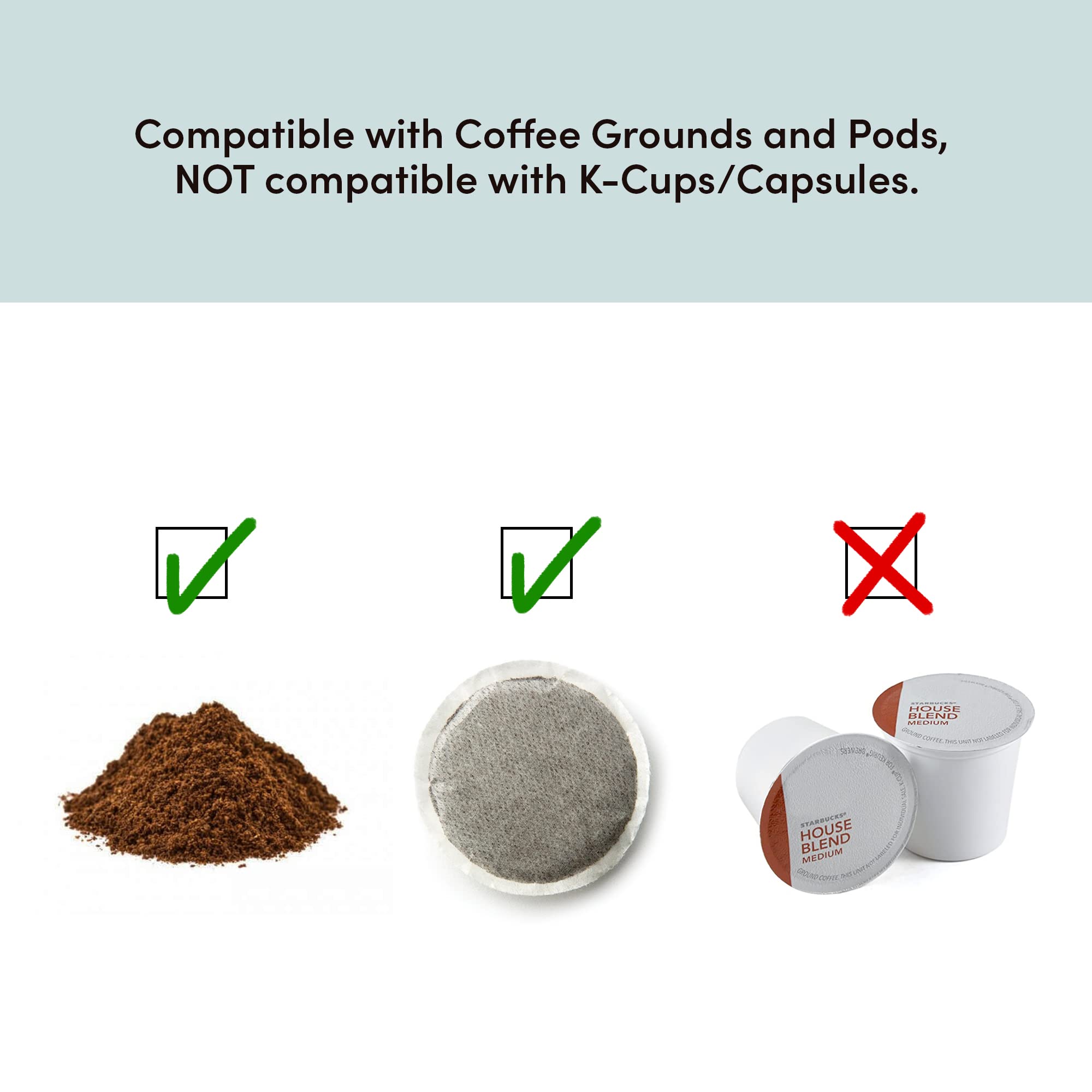 Elite Gourmet Ehc112 Personal Single-Serve Compact Coffee Maker Brewer Includes 14Oz. Thermal Travel Mug With Stainless Steel In