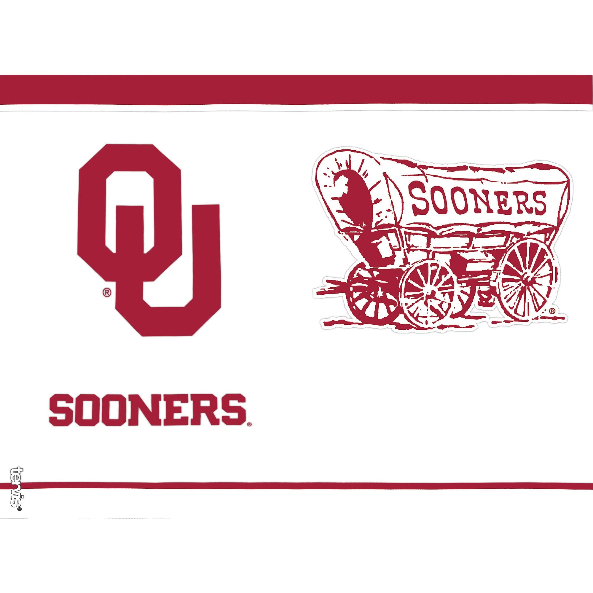 Tervis Made In Usa Double Walled University Of Oklahoma Sooners Insulated Tumbler Cup Keeps Drinks Cold & Hot, 24Oz, Tradition