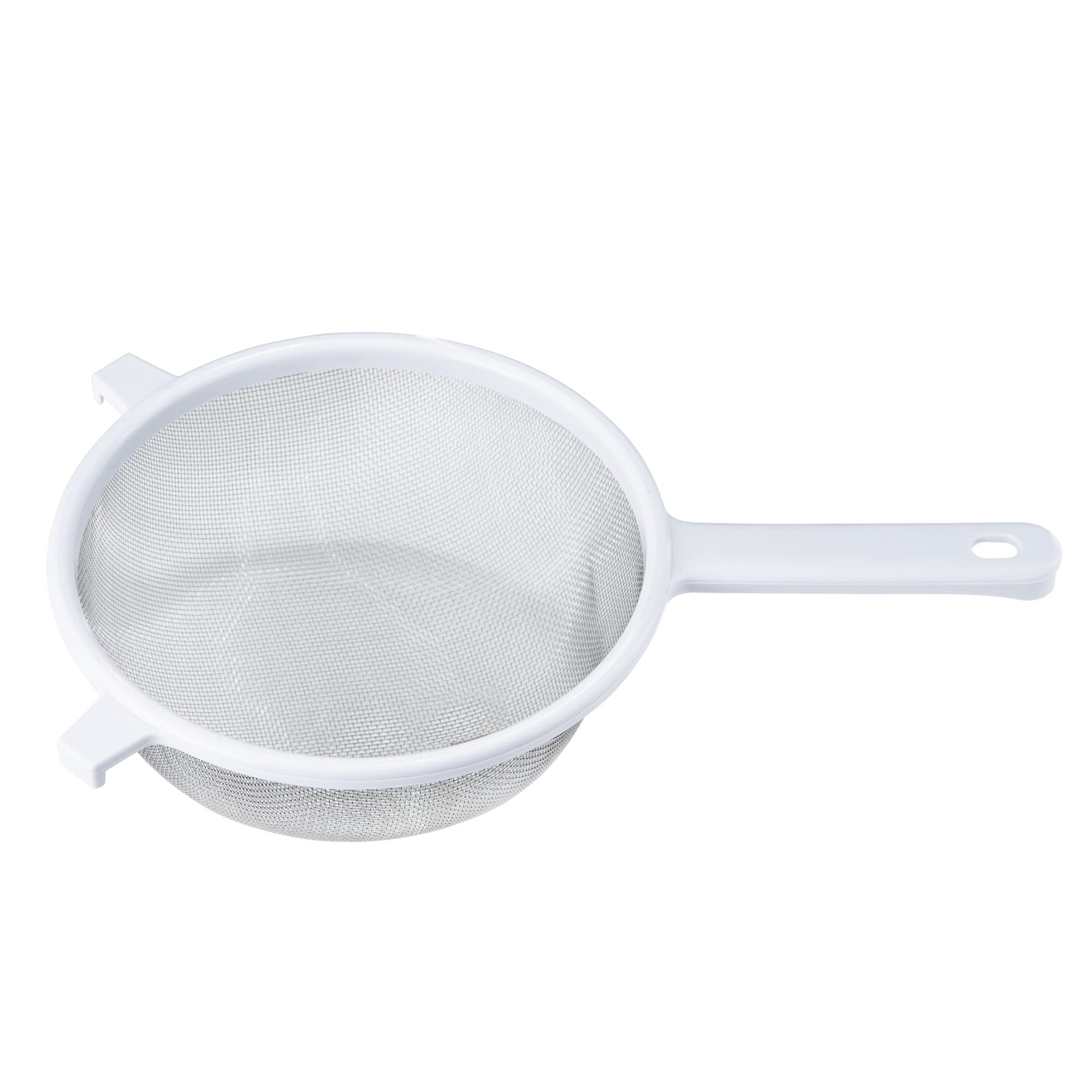 Chef Craft Classic Stainless Steel Mesh Strainer, 8 Inch, White