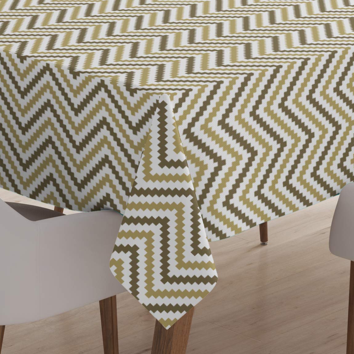 Encasa XO Dining Table Cover 4 to 6 Seater, Printed Table Cloth 56x72