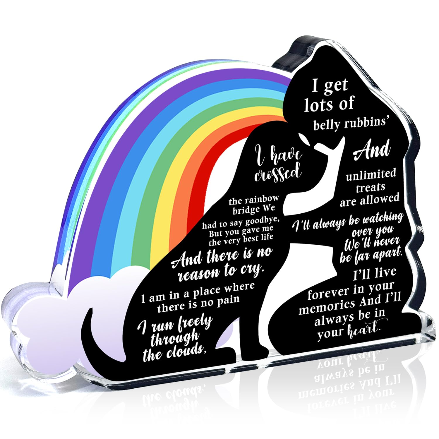 Pet Memorial Gifts, Sympathy Gifts for Loss of Dog, Pet Sympathy Gifts, Bereavement Gifts for Loss Pet, Pet Memorial Acrylic Rai