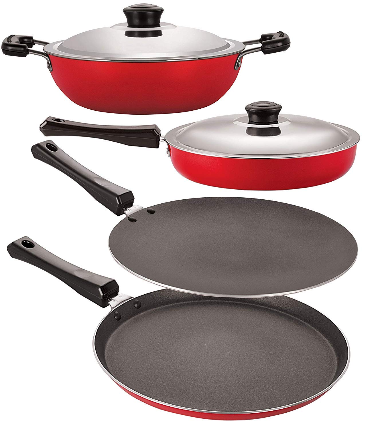 Nirlon Nonstick Rakshabandhan Cookware Esential Combo Gift Set, 4 Piece
