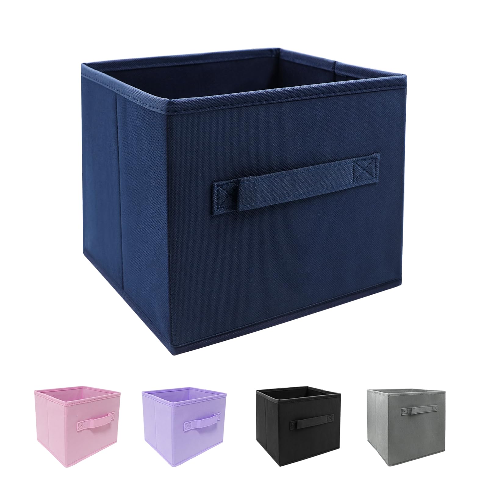 EBIGIC Collapsible Storage Cubes,Cube Storage Organizer 10.5 * 10.5 * 11inch,For home and office Collapsible Closet Shelf Organi