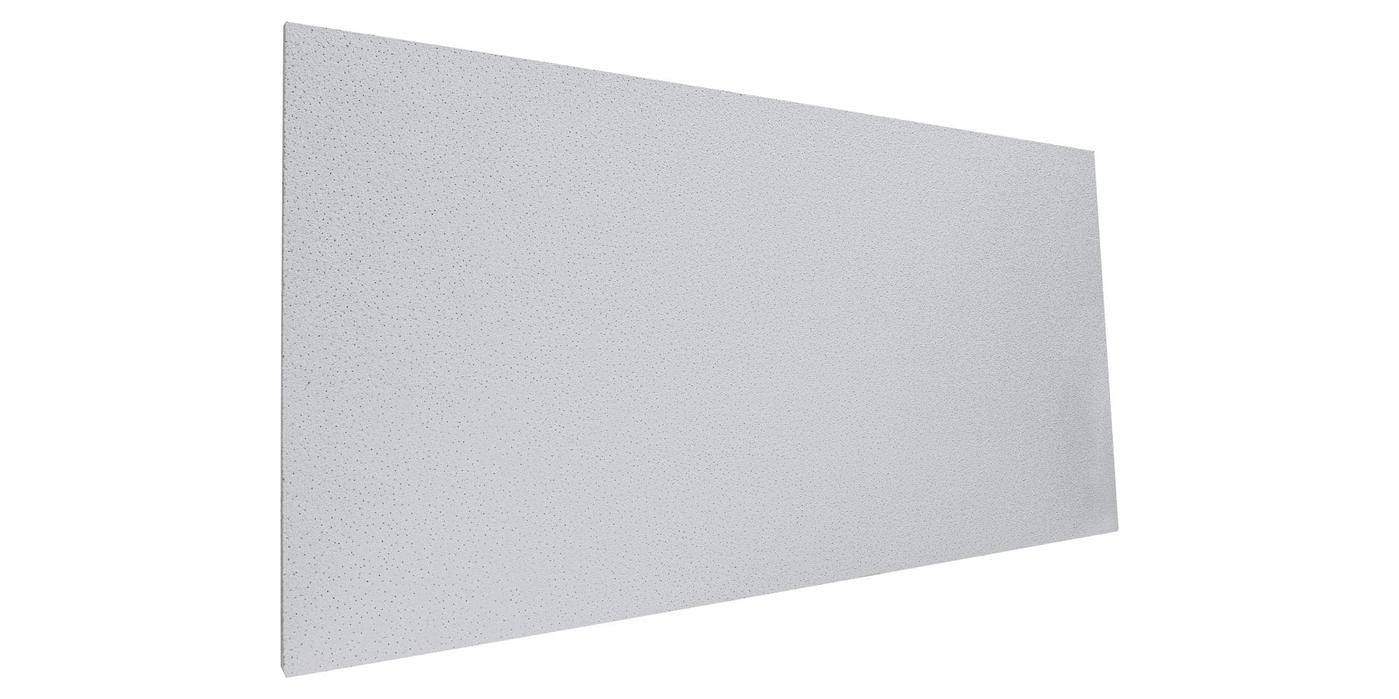 uDecor Arena 2x4 Acoustical Ceiling Tile - Box of 10 - Fire-Rated White
