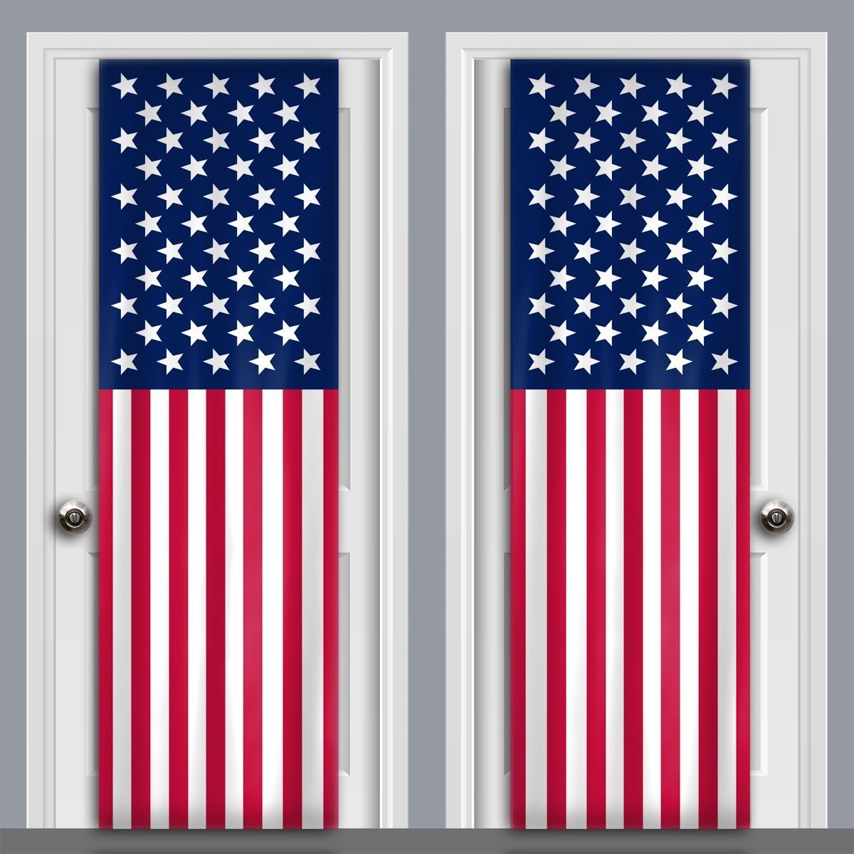 American Flag Two Sided Fabric Door Decoration by Mydor