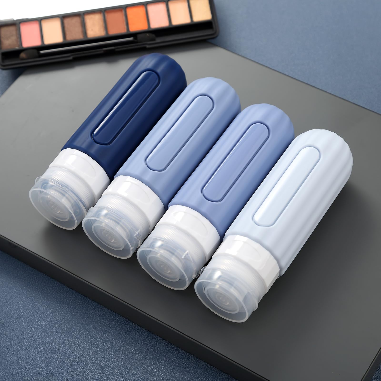 Mrsdry 16 Pack Travel Bottles Set For Toiletries, Leakproof Travel Containers For Toiletries Tsa Approved Silicone Travel Access