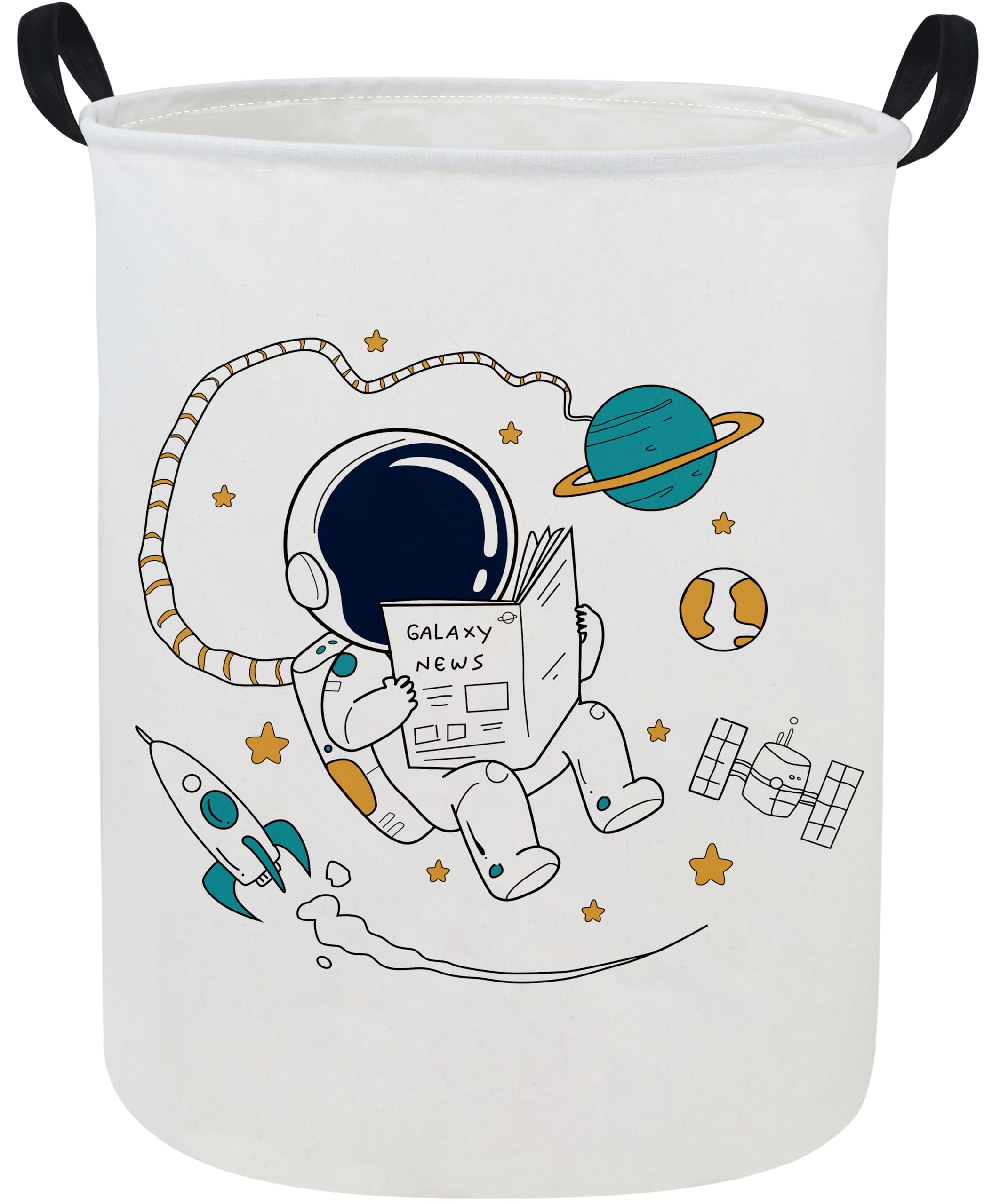 Ddbasket Kids Laundry Basket Space Hamper For Nursery Boy And Girl Cute Kids Toys Storage Bin Organizer Room Decor For Home(Spac