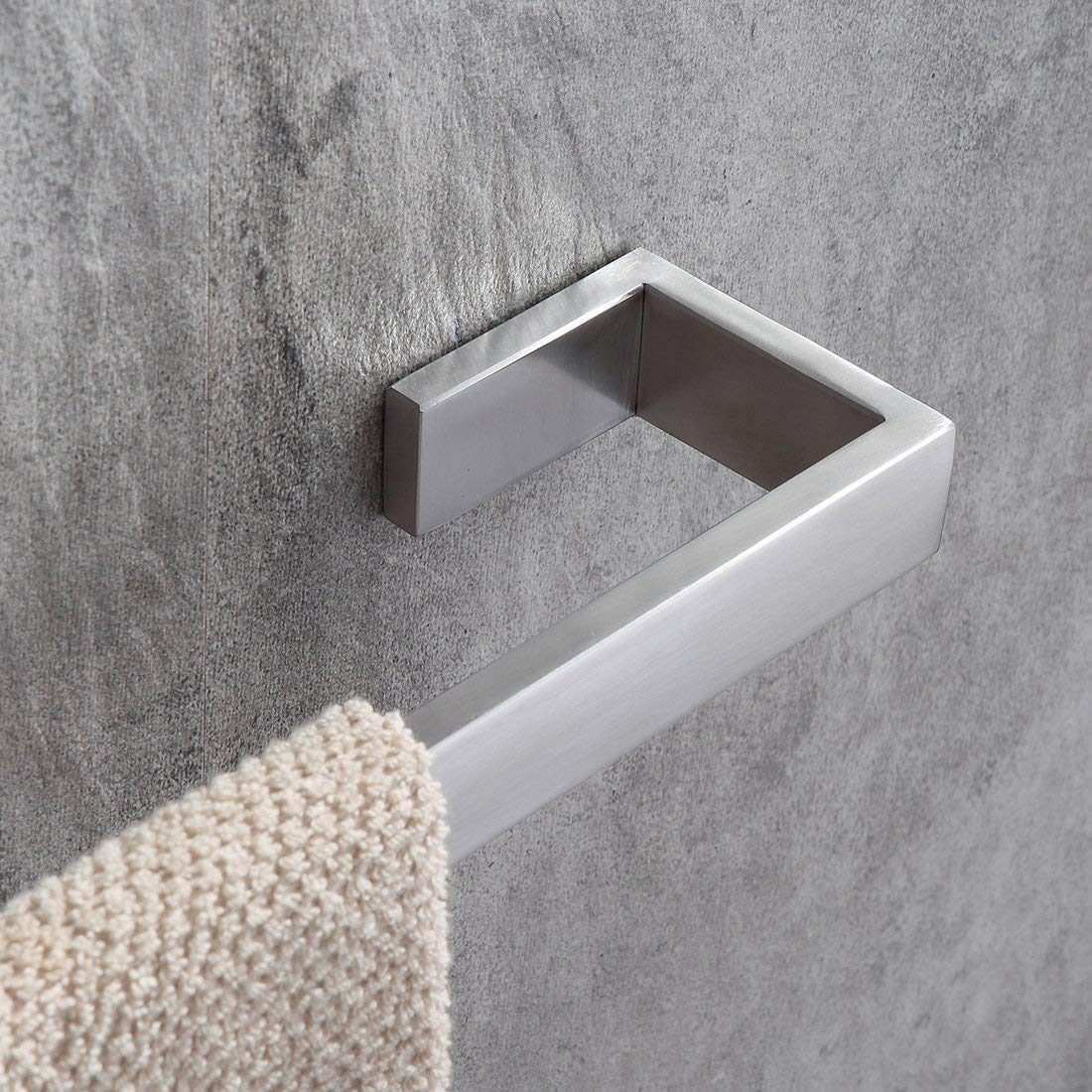 Fapully Four Piece Bathroom Accessories Set Stainless Steel Wall Mounted Brushed Nickel Finished