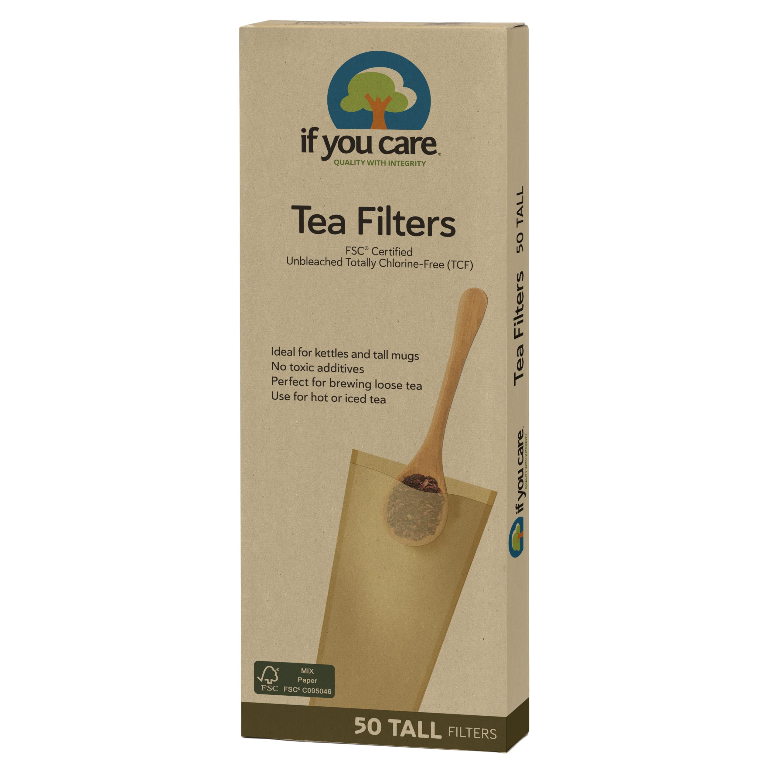 If You Care Fsc Certified Unbleached Tea Filters, 50 Count (Pack Of 20)