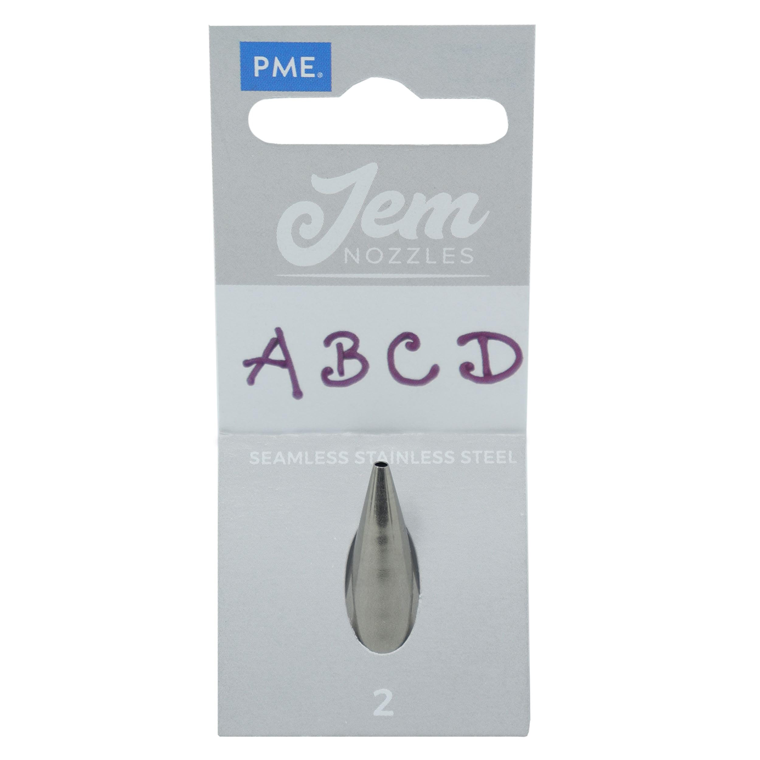 Jem Round Piping Nozzle Decorating Tip No. 2