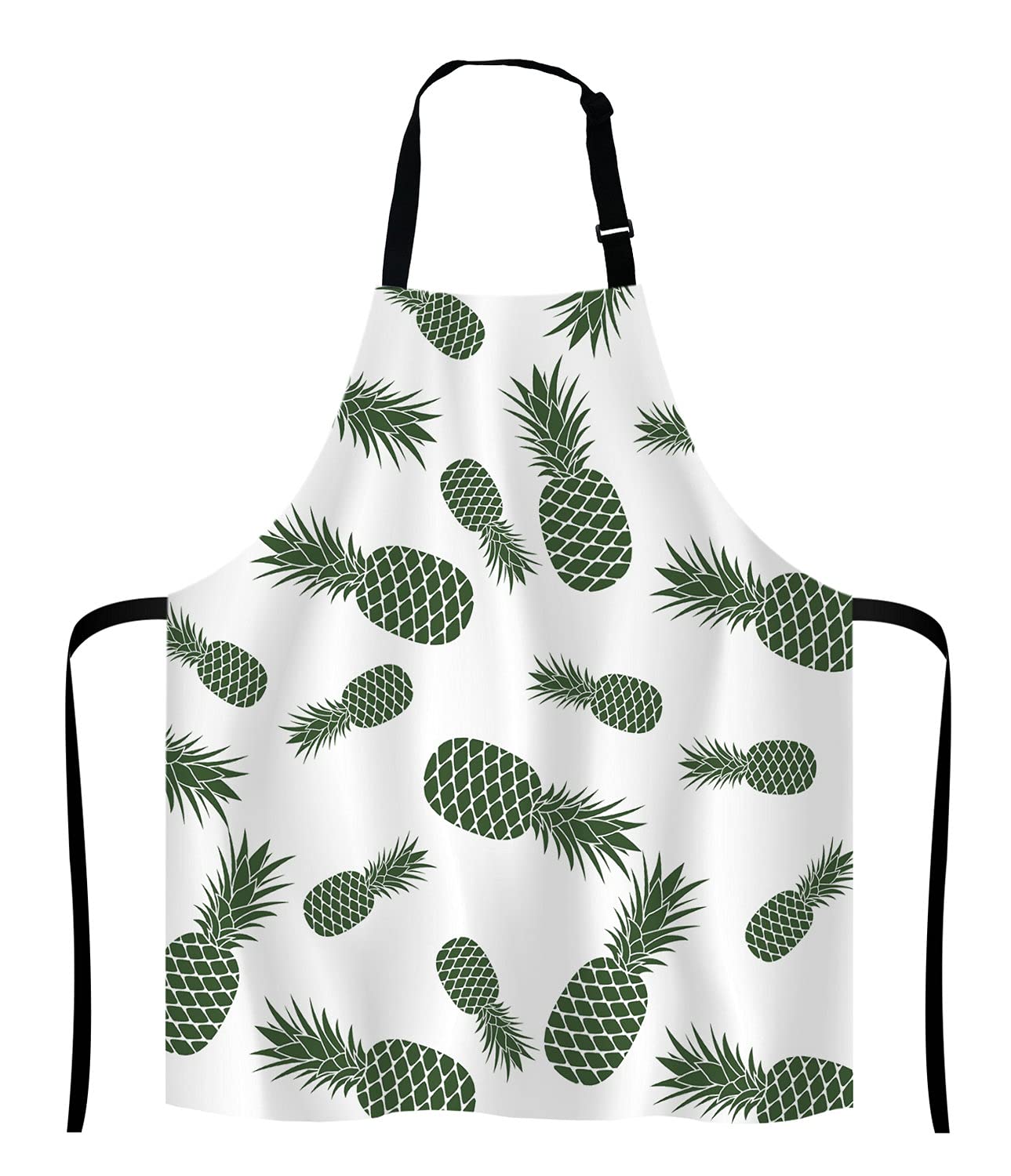 Lefolen Pineapple Apron For Women And Men, Adjustable Kitchen Chef Apron For Cooking Baking - Cute Birthday, Anniversary, Mother