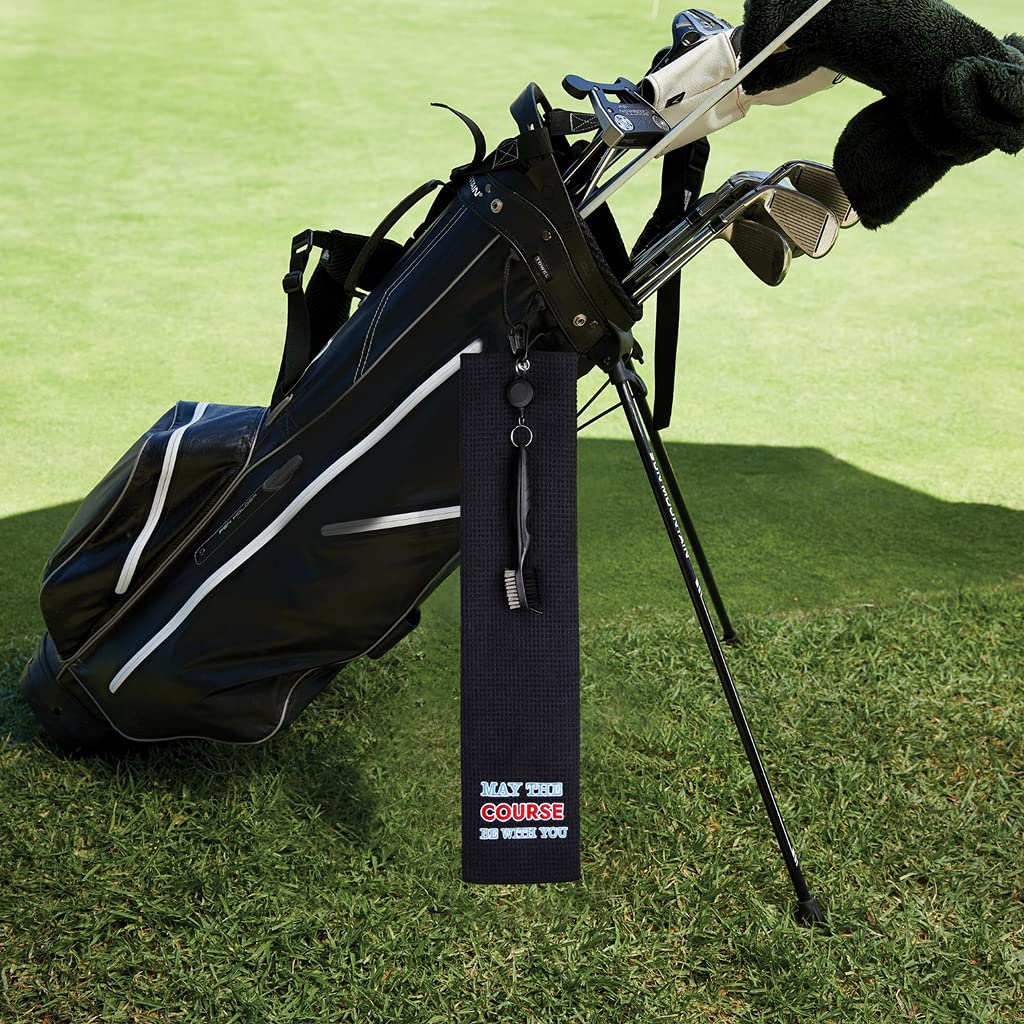 Venusfit Golf Accessories For Men | Funny Dad Gifts Golf Towel Golf Clubs Cleaner Divot Repair Tool