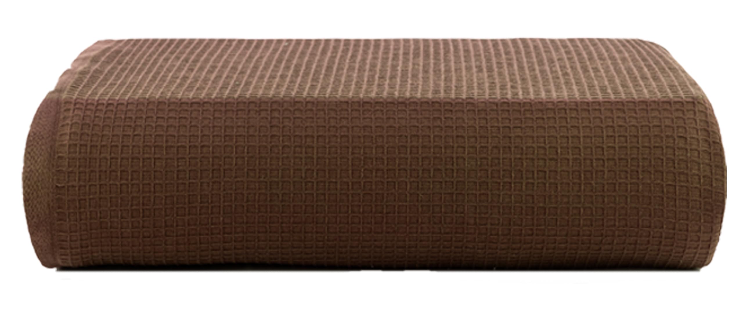 Casa Copenhagen - Egyptian Cotton Waffle 1 Pcs Large Bath Towel (Size : 90 X 180 Cm) Colour : Brown