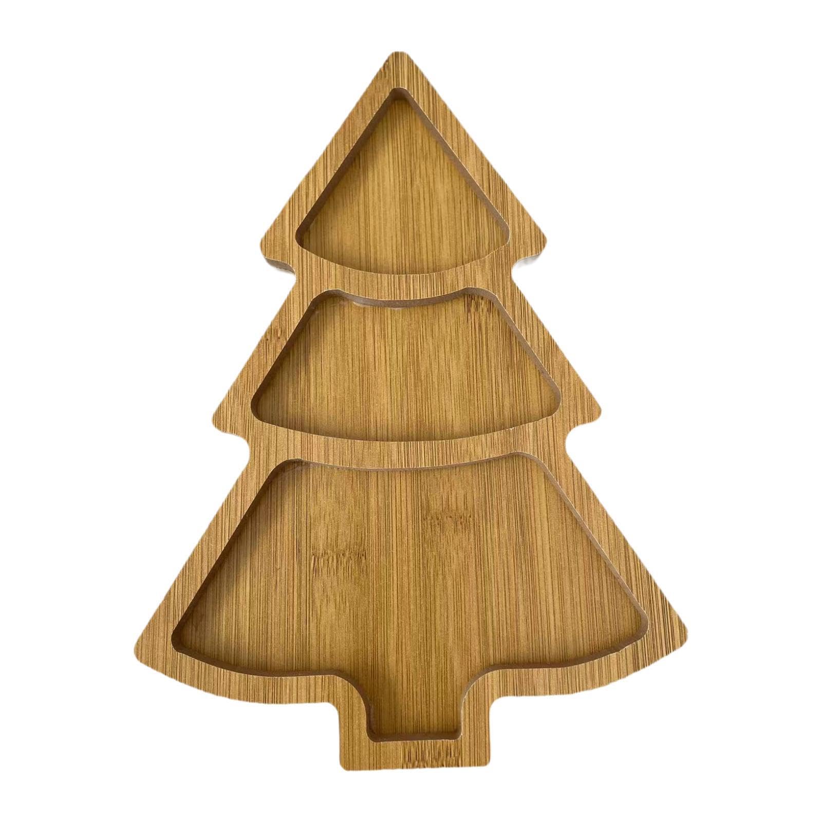 Trendynest Christmas Serving Tray Dish Serving Platter For Entertaining Kitchen Wedding Style A