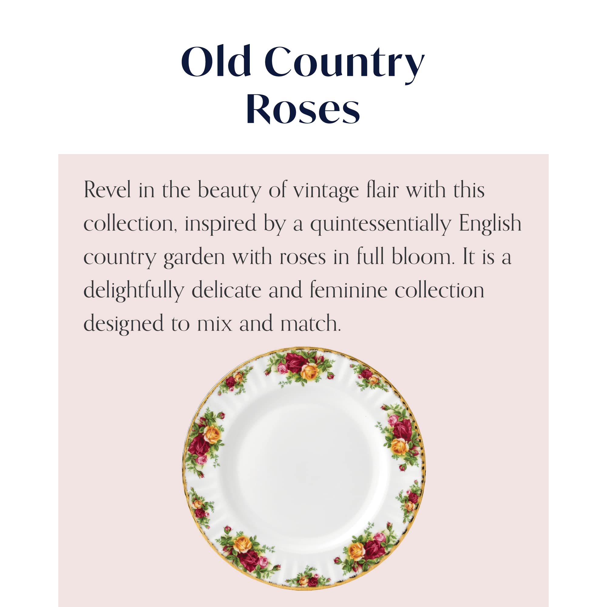 Royal Albert 15210006 Old Country Roses Dinner Plate
