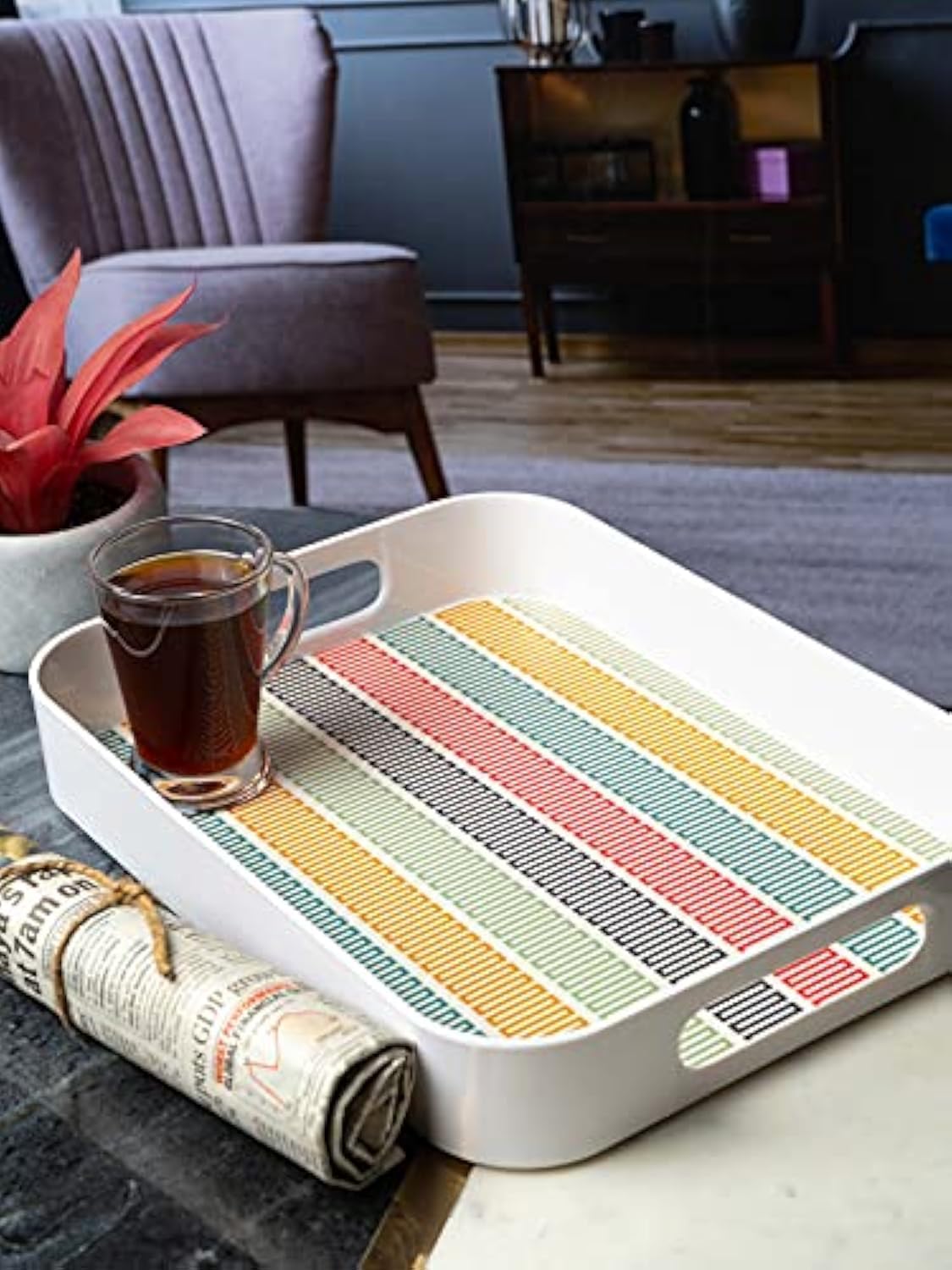 Goodhomes Melamine Rectangular Serving Tray Mt333
