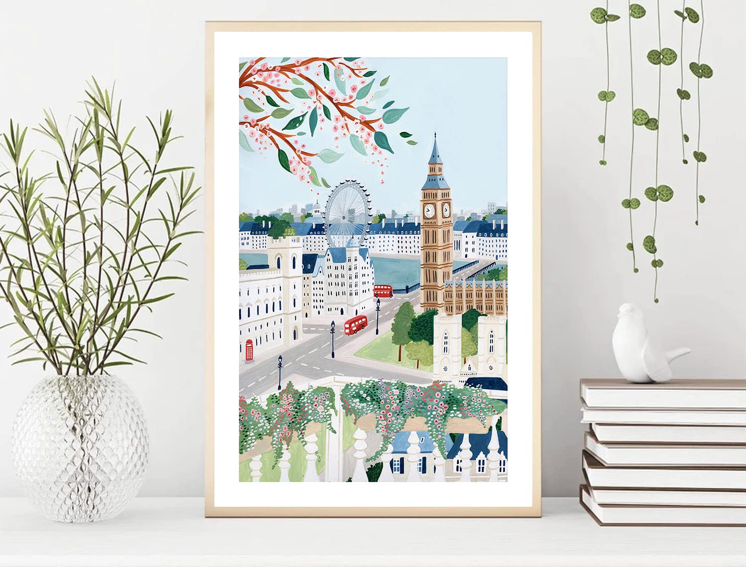 London Art Print, London Wall Art, England Art Print, London Poster, London Gift, Travel Gift, Travel Poster, Housewarming, Wedd