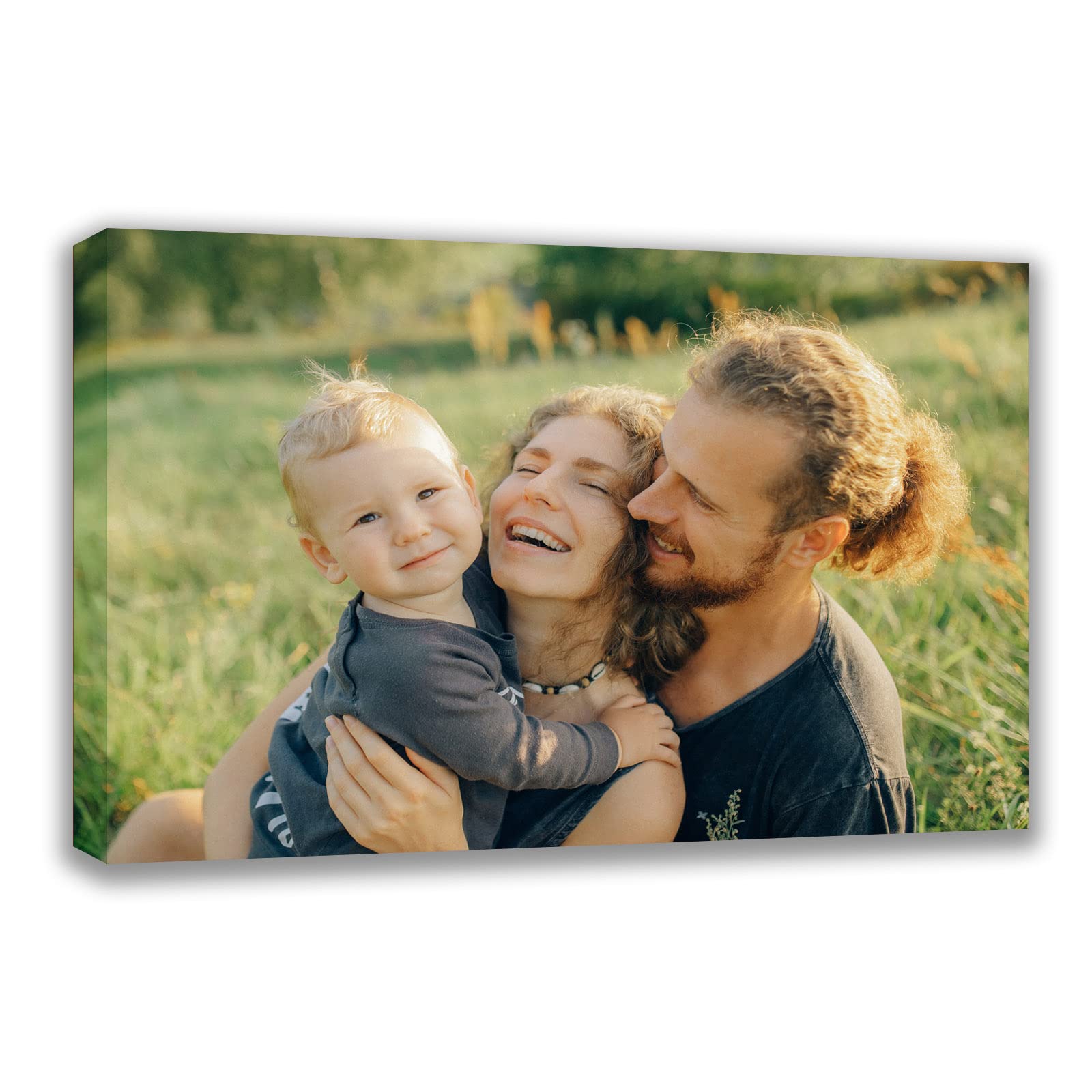 Custom Canvas Prints With Your Photos Custom Wall Art Personalized Canvas Pictures For Pet/Family Gifts For Mom/Men/Women (16''