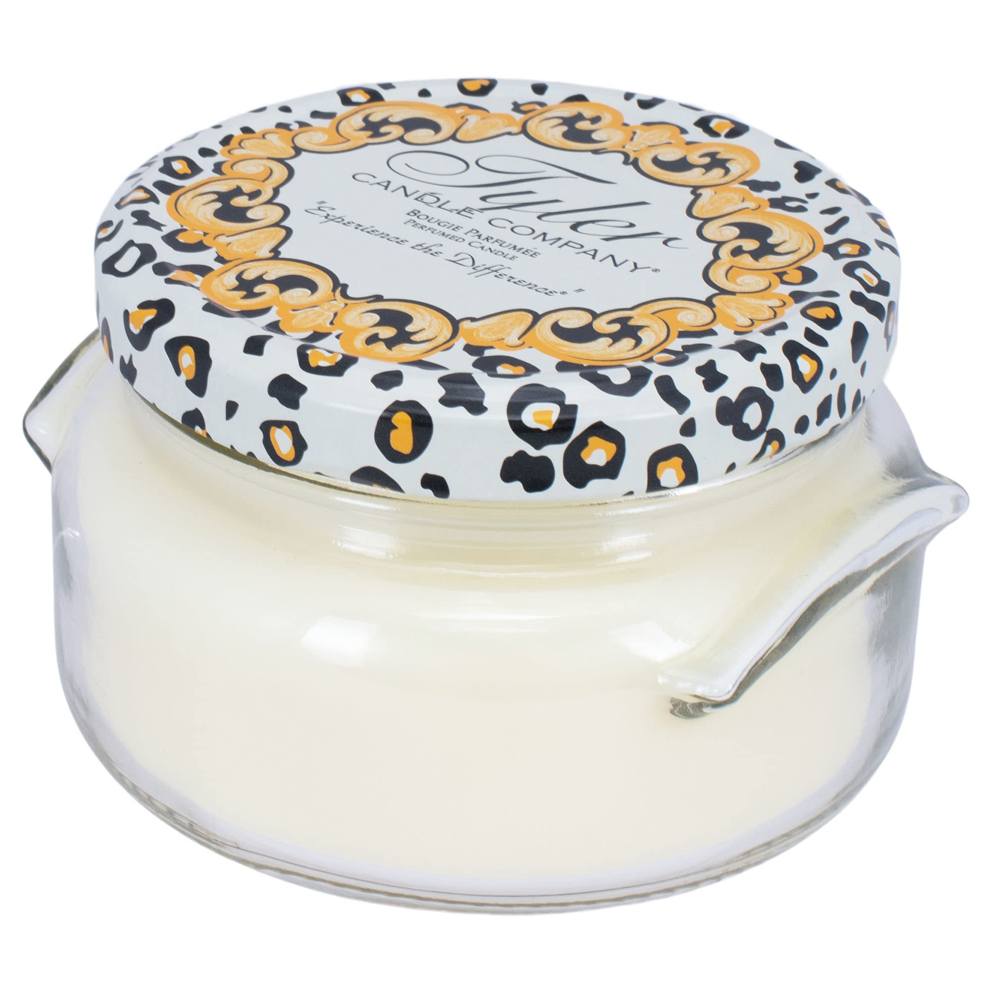 Tyler Glass Fragrance Candle 11 Oz,Dolce Vita,White (11oz)