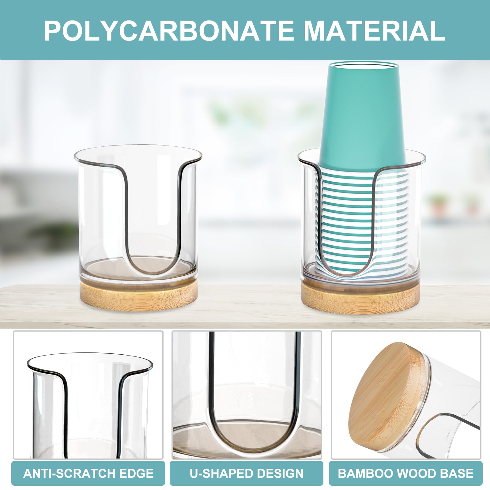 2 Pack Bathroom Cup Dispenser 3 Oz Countertop For Paper Cups And Mouthwash Cups - Convenient 3Oz Paper Cup Holder And Mouthwash