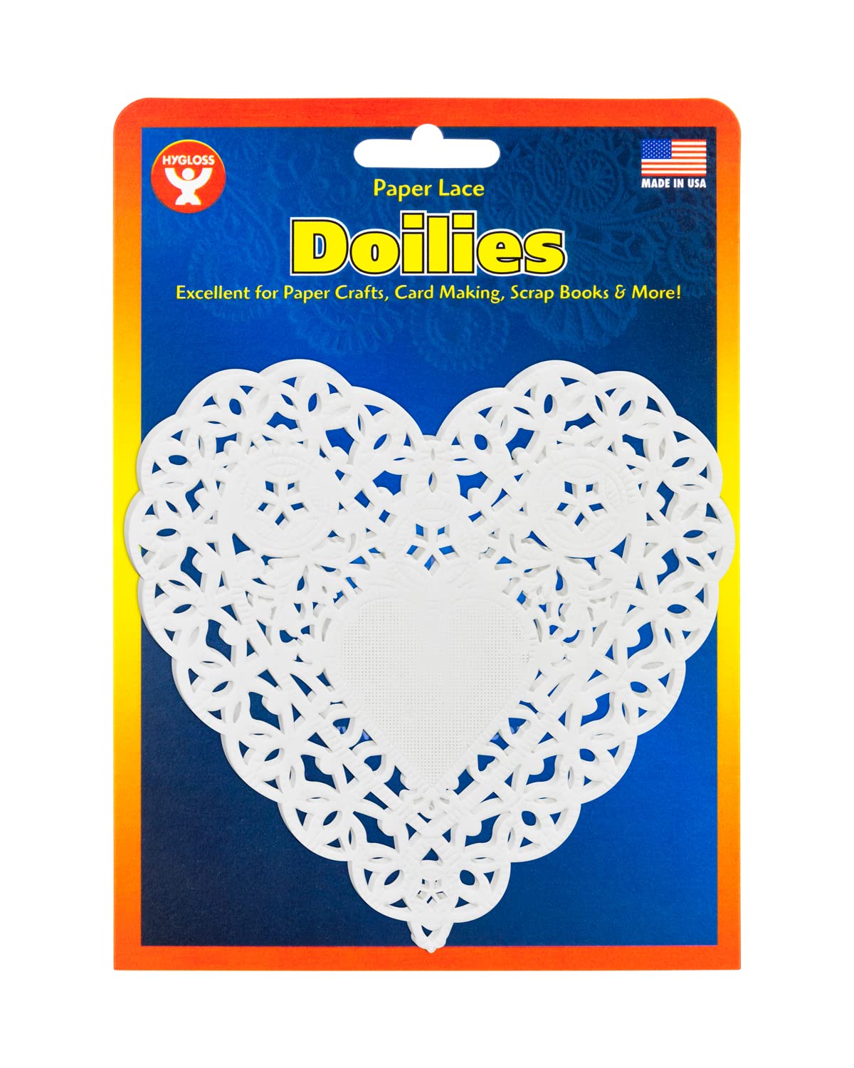 Hygloss Products Heart Paper Doilies - 4 Inch White Lace Doily For Decorations, Crafts, Parties, 100 Pack