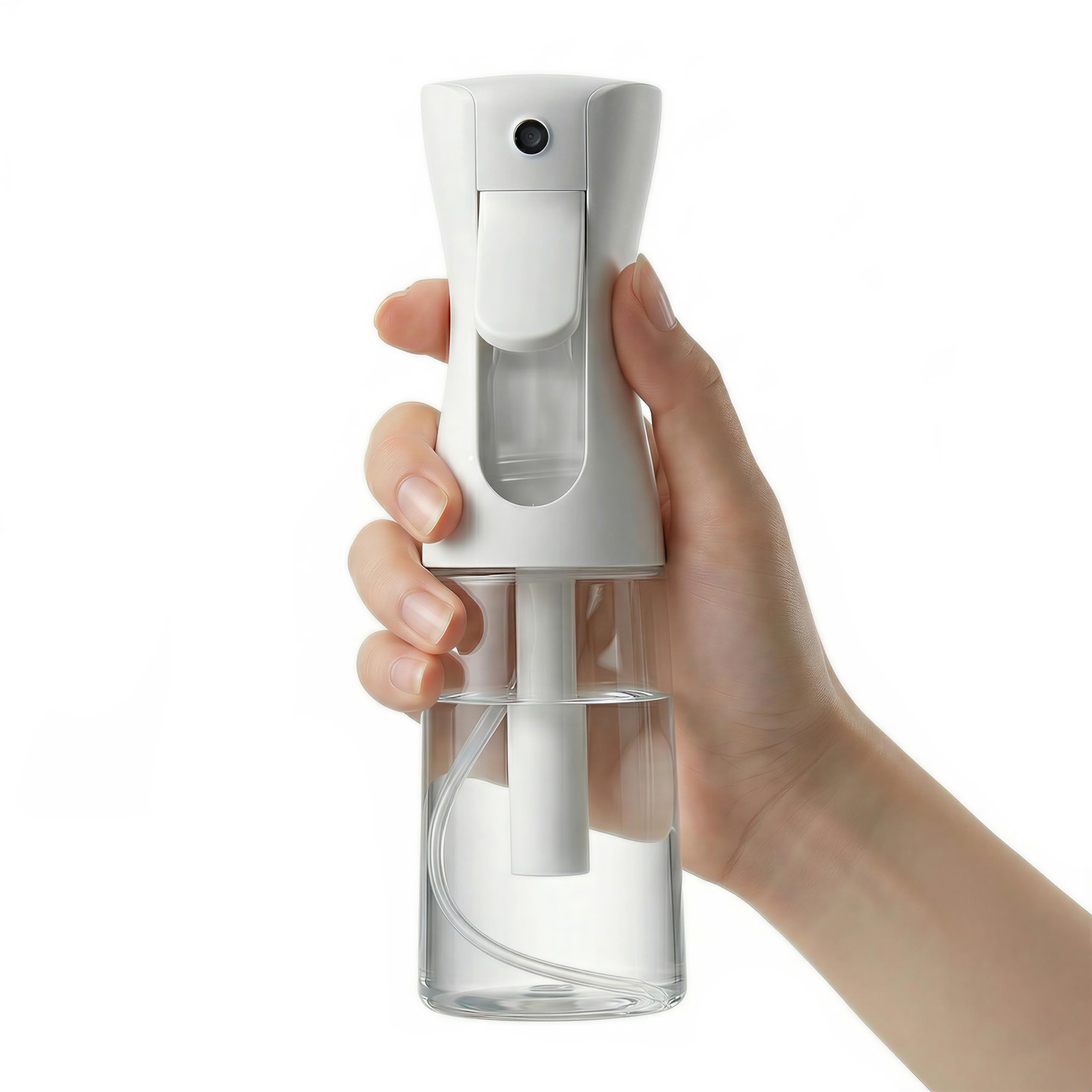 JUNIPLTER Continuous Spray Bottle 6.8oz / 200ml, Fine Mist Water Spray Bottle for Hair, Plants, Pets, Mister Spray Bottles for C