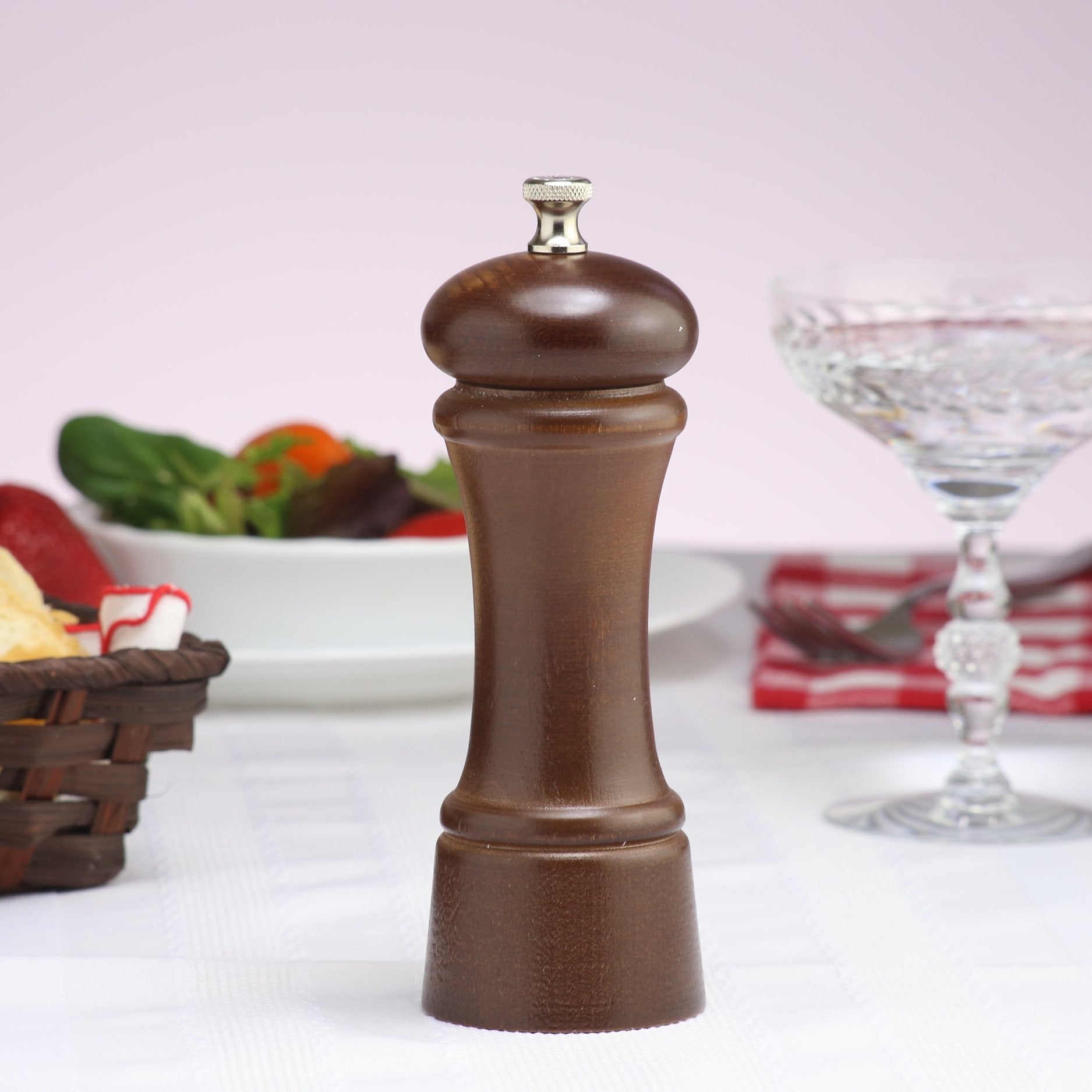 Chef Specialties 6'' Elegance Pepper Mill, Walnut