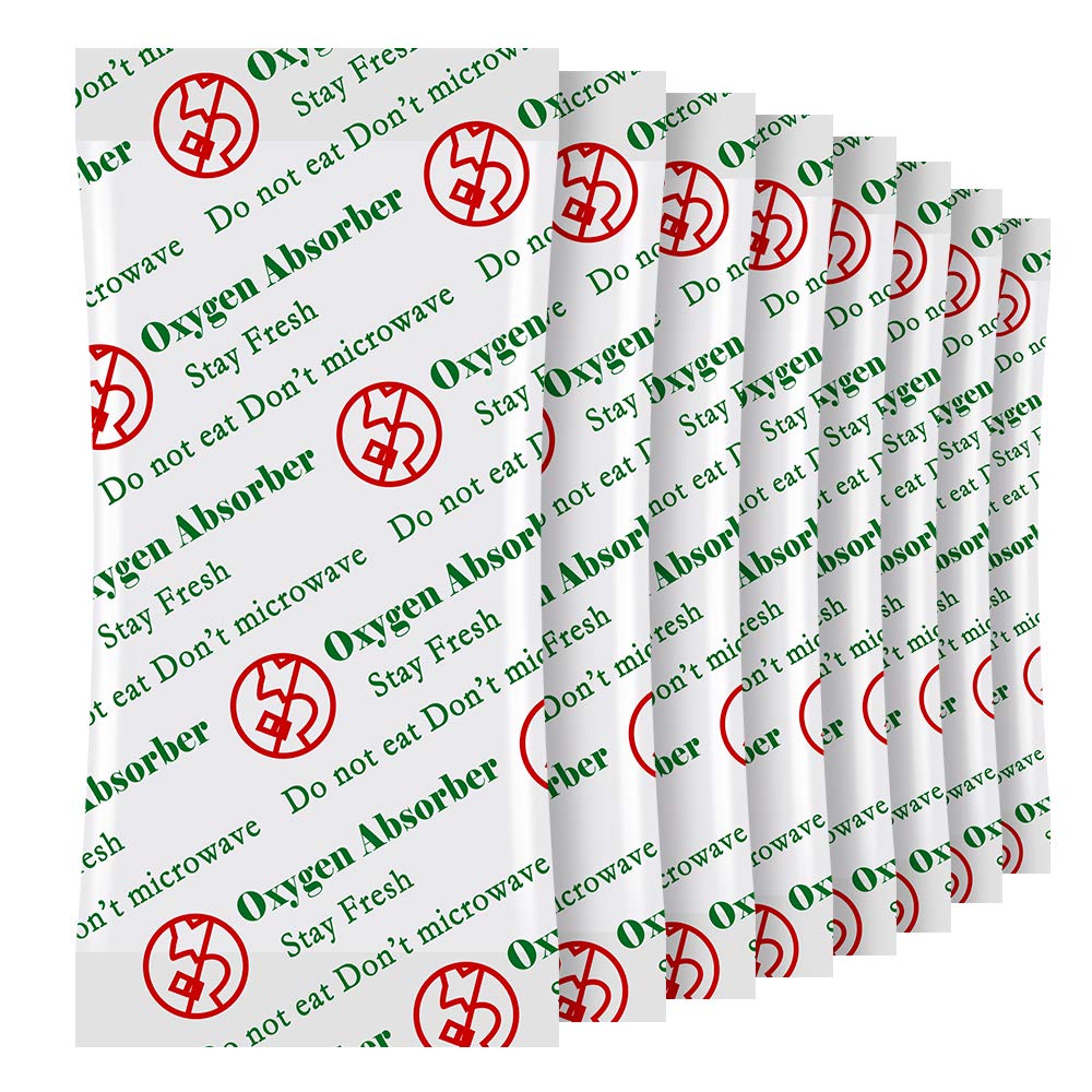 Makmefre 200Cc(100Packets) Oxygen Absorbers For Food Storage, Food Grade Oxygen Absorbers Packets For Food