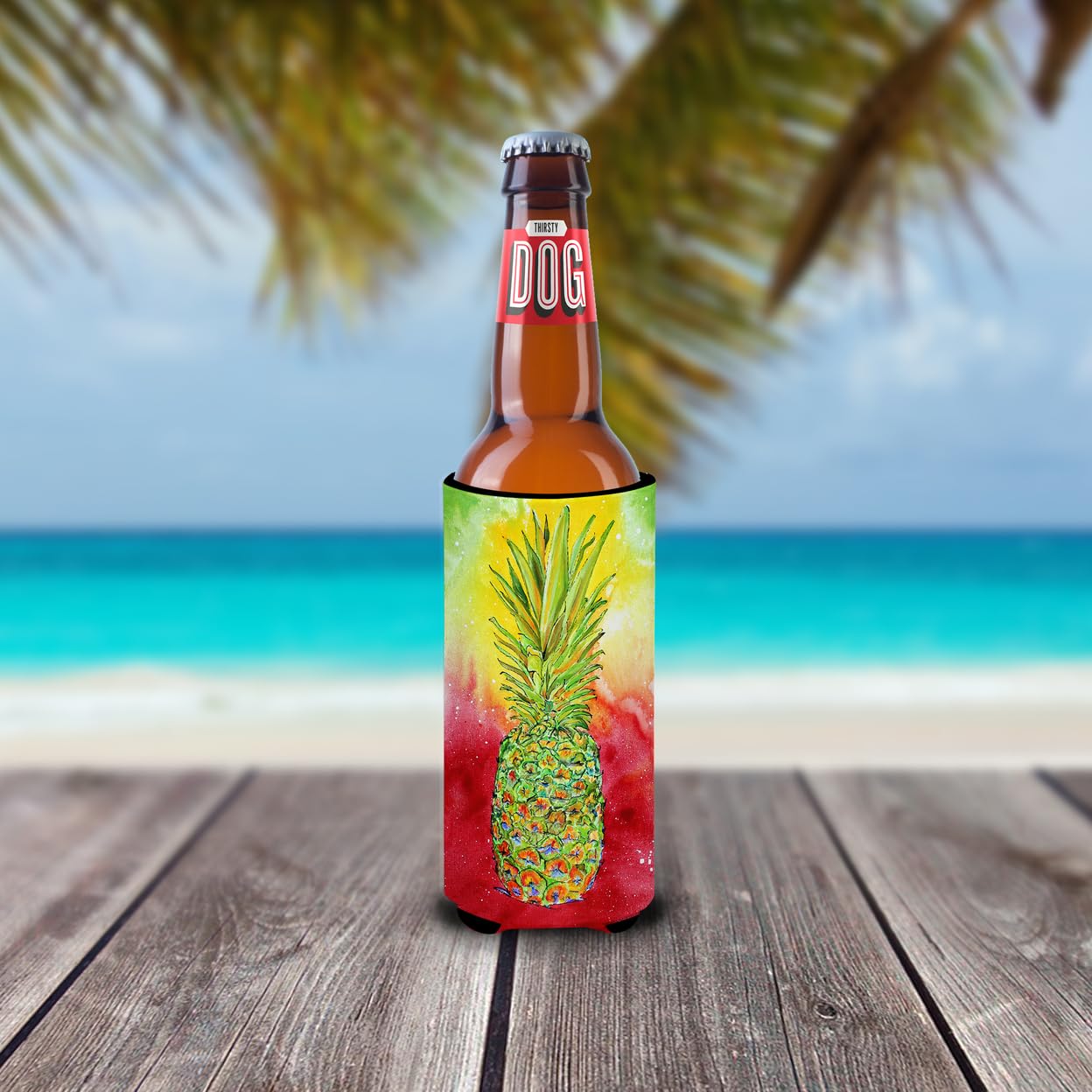 Pineapple Ultra Beverage Insulators for slim cans 8395MUK