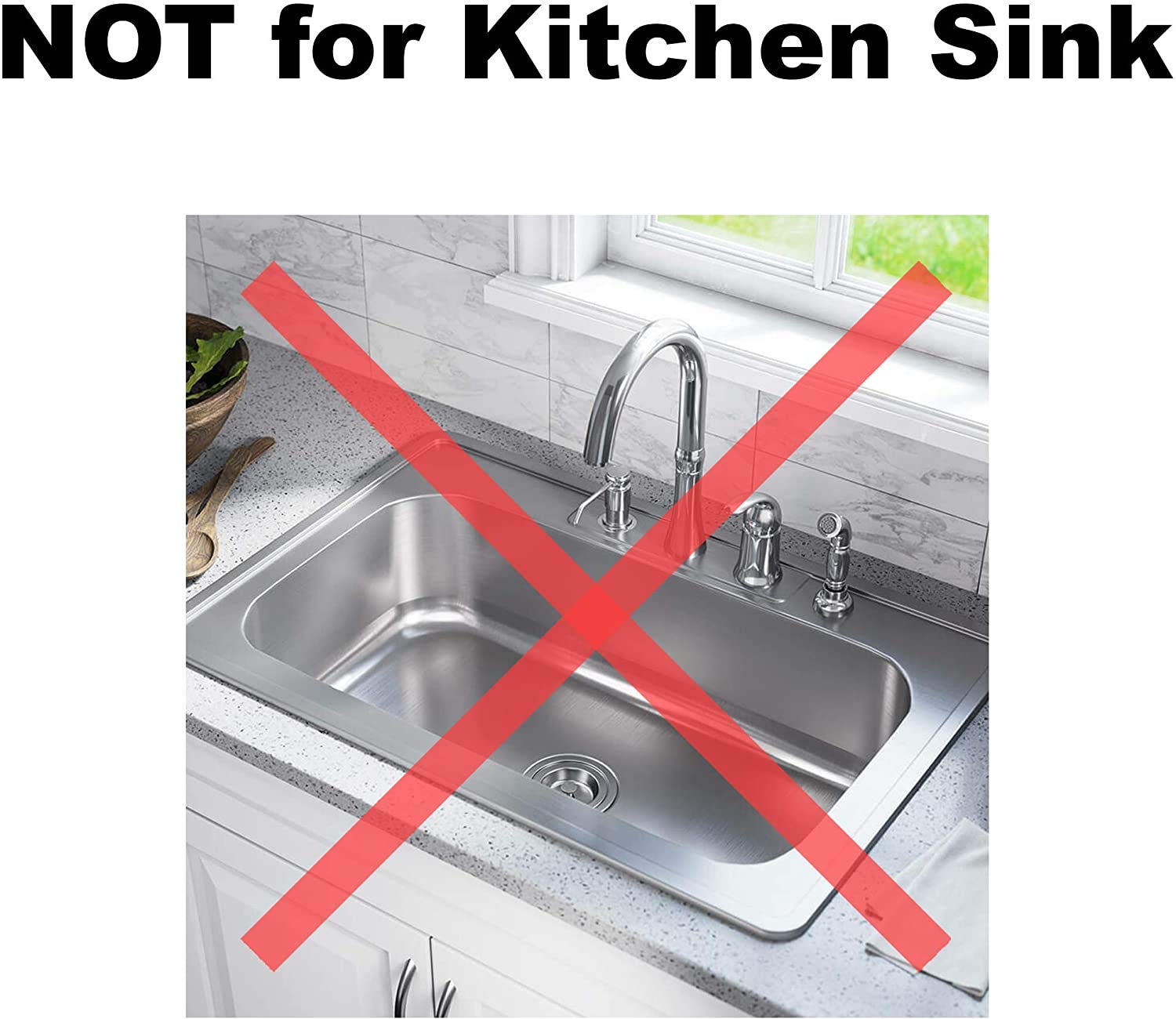 2 Pack - 2.25'' Top / 1'' Basket- Black Sink Strainer Bathroom Sink, Utility, Slop, Laundry, Rv And Lavatory Sink Drain Strainer